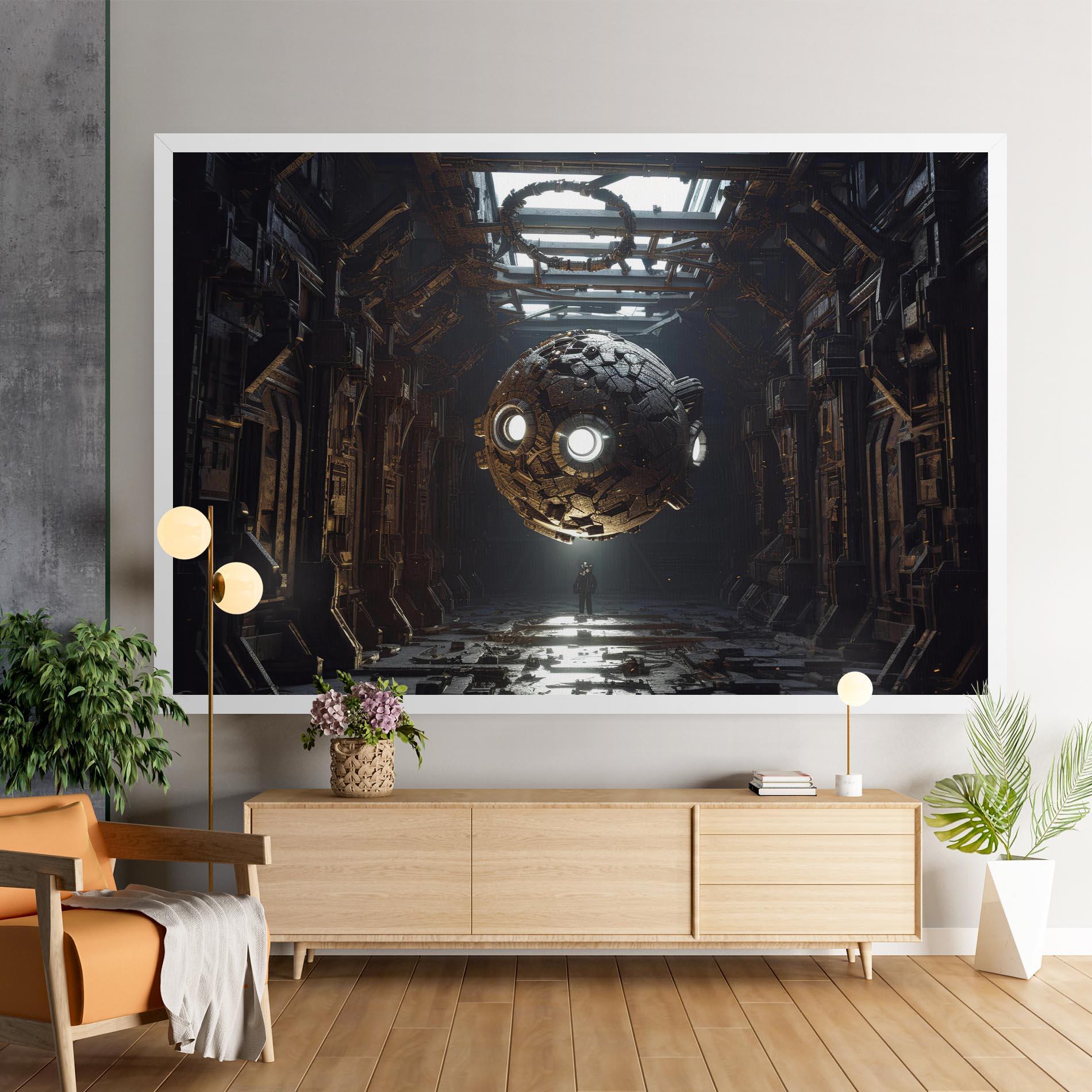 Obraz na Płótnie Cryptic Art mockup 9