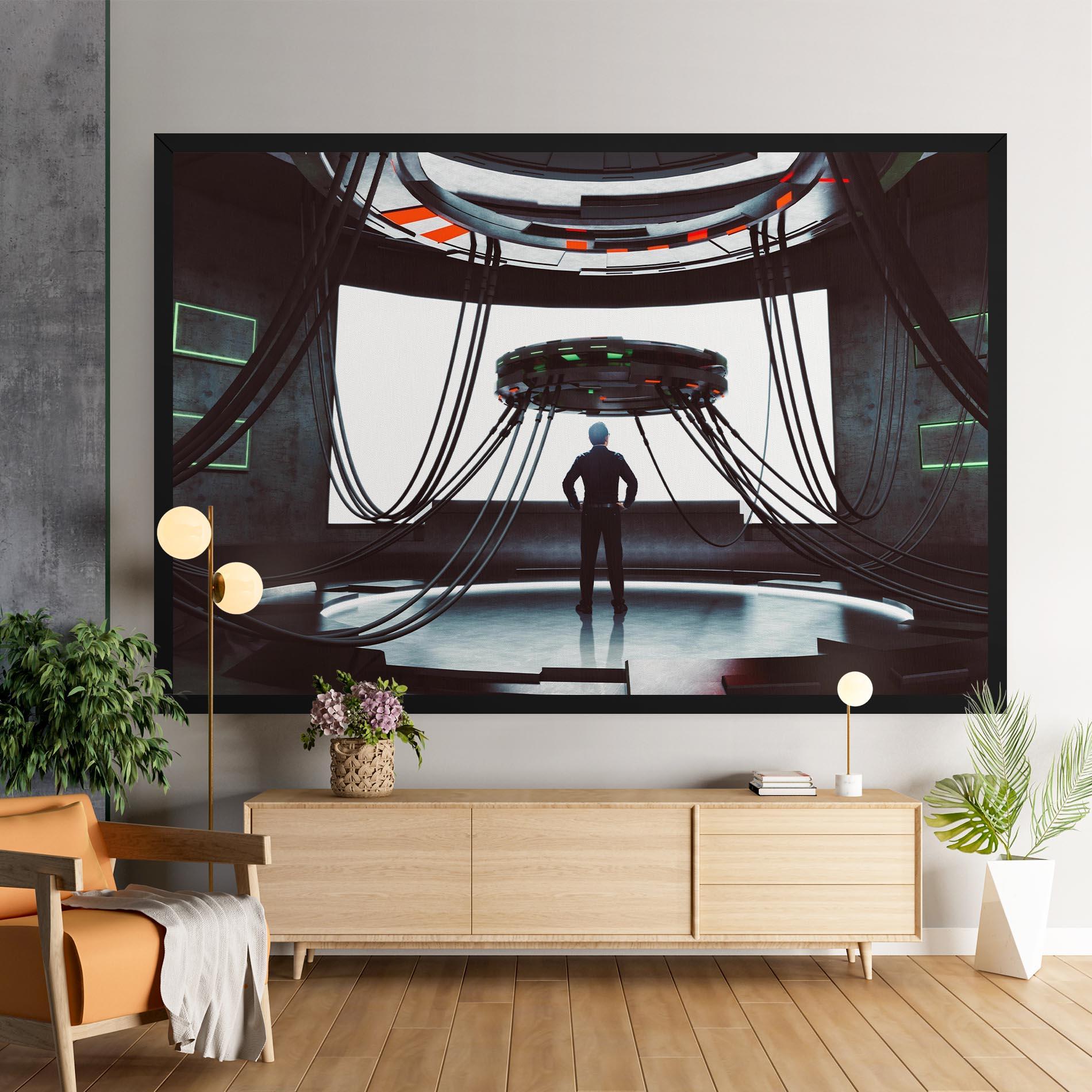 Obraz na Płótnie Cyber Chronicle mockup 9