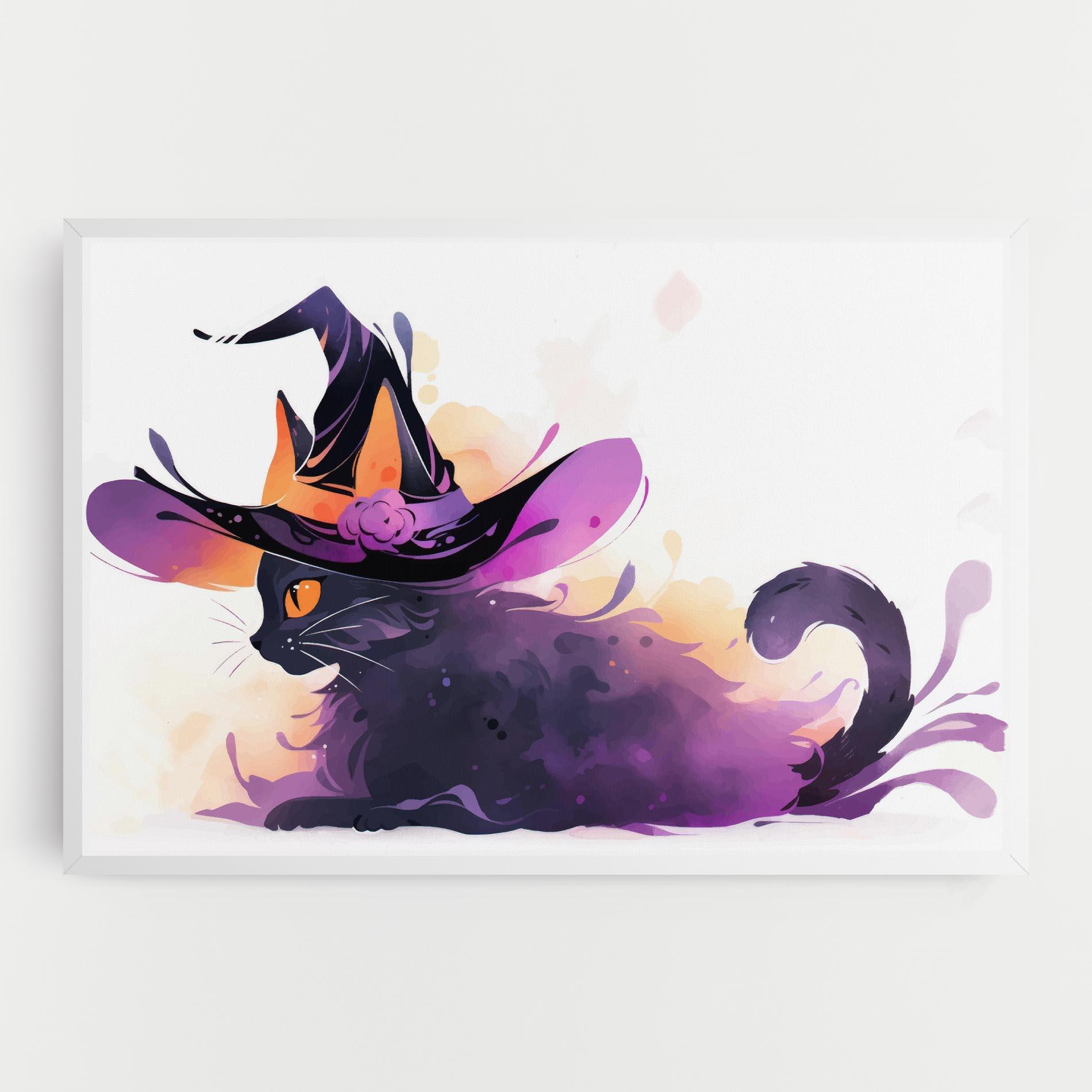 Obraz na Płótnie Cat Witch mockup 0