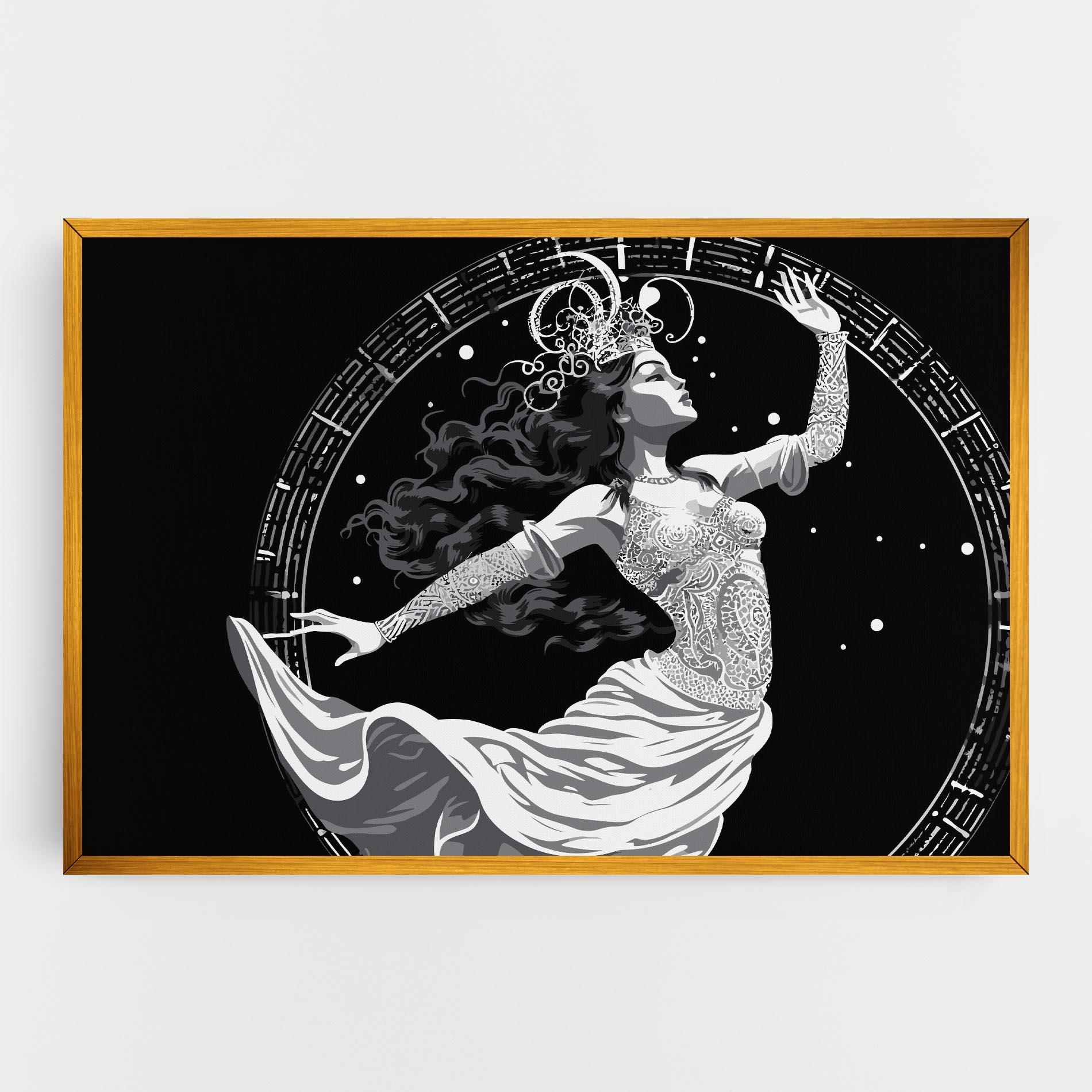 Obraz na Płótnie Beautiful Witch mockup 0