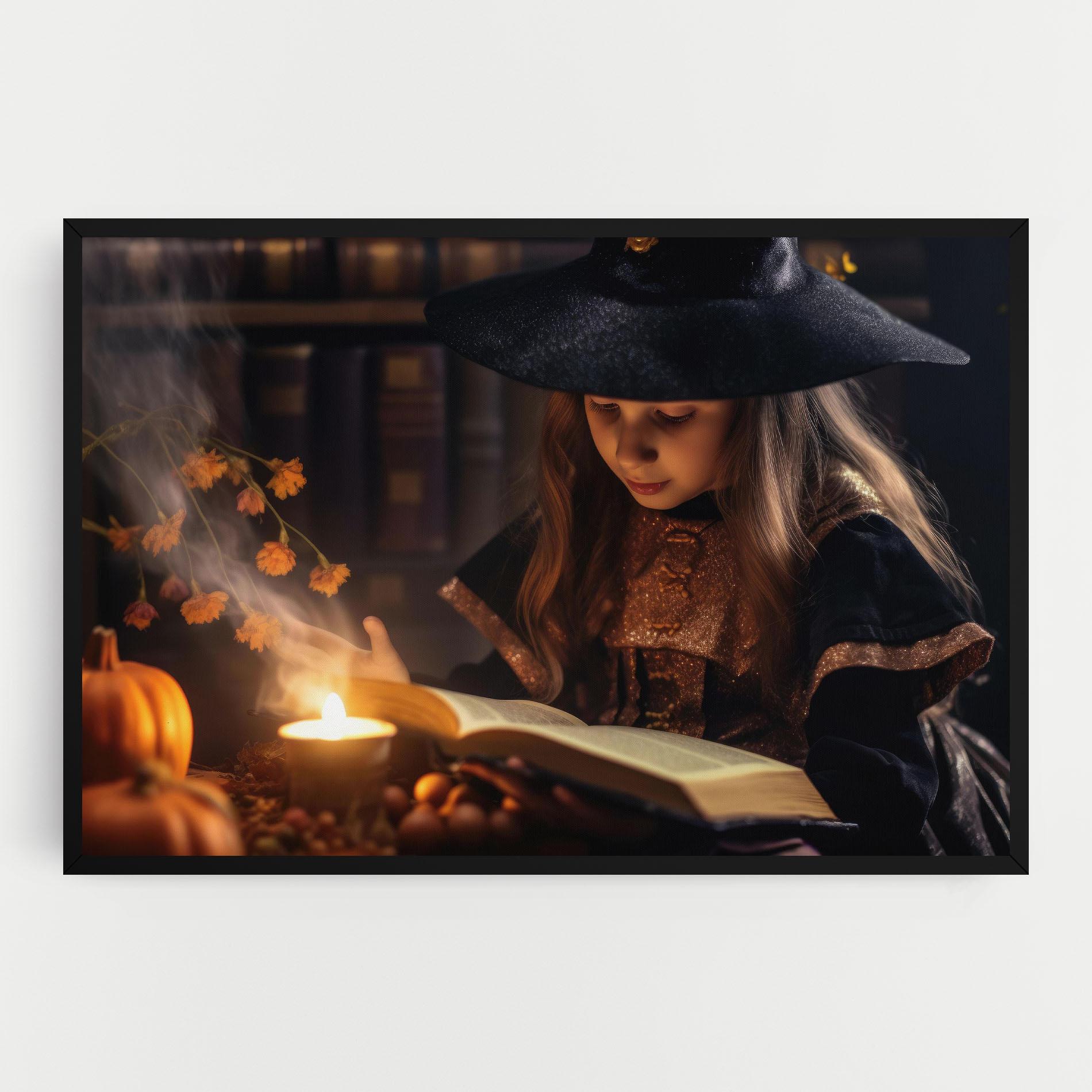 Obraz na Płótnie Little Witch mockup 0
