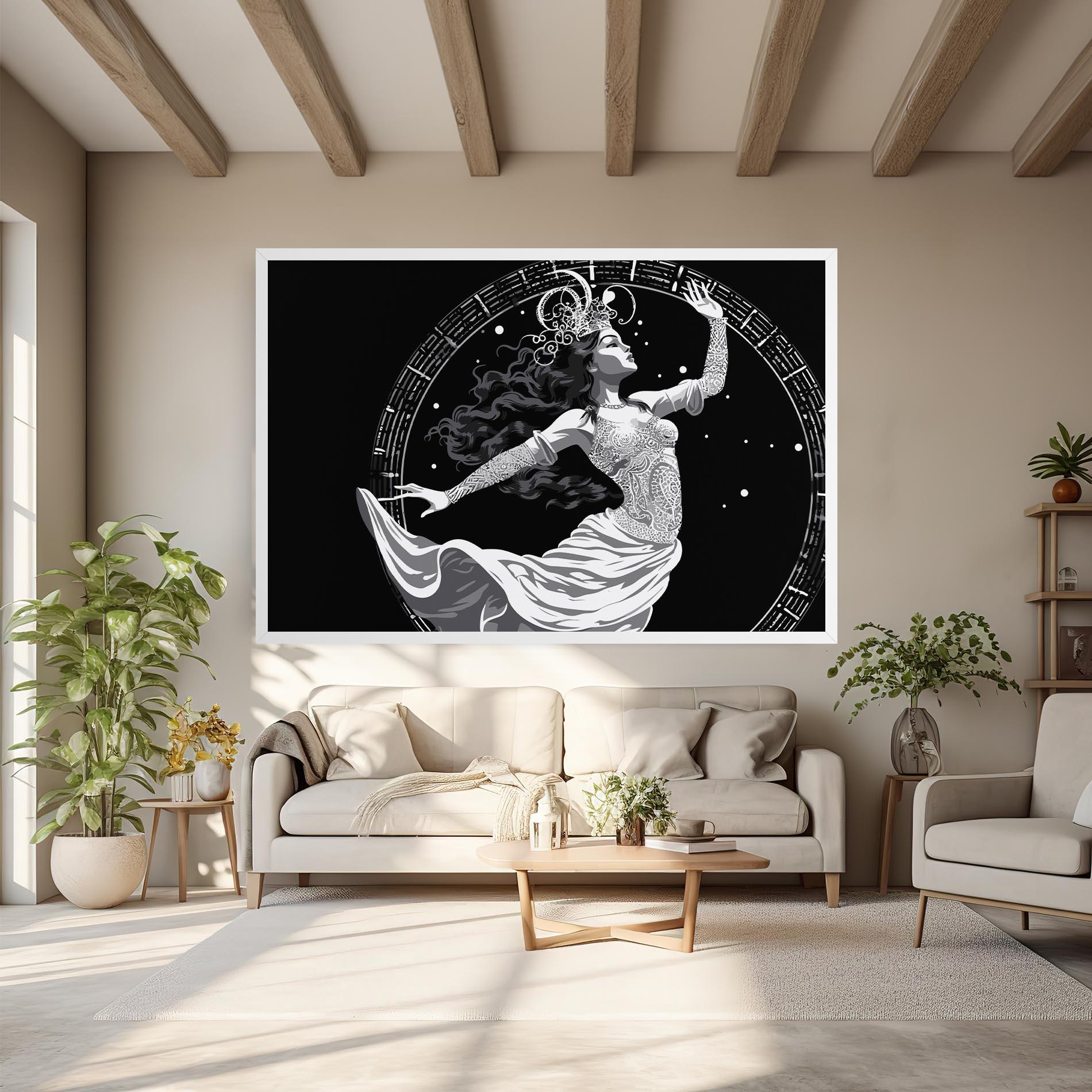 Obraz na Płótnie Beautiful Witch mockup 6