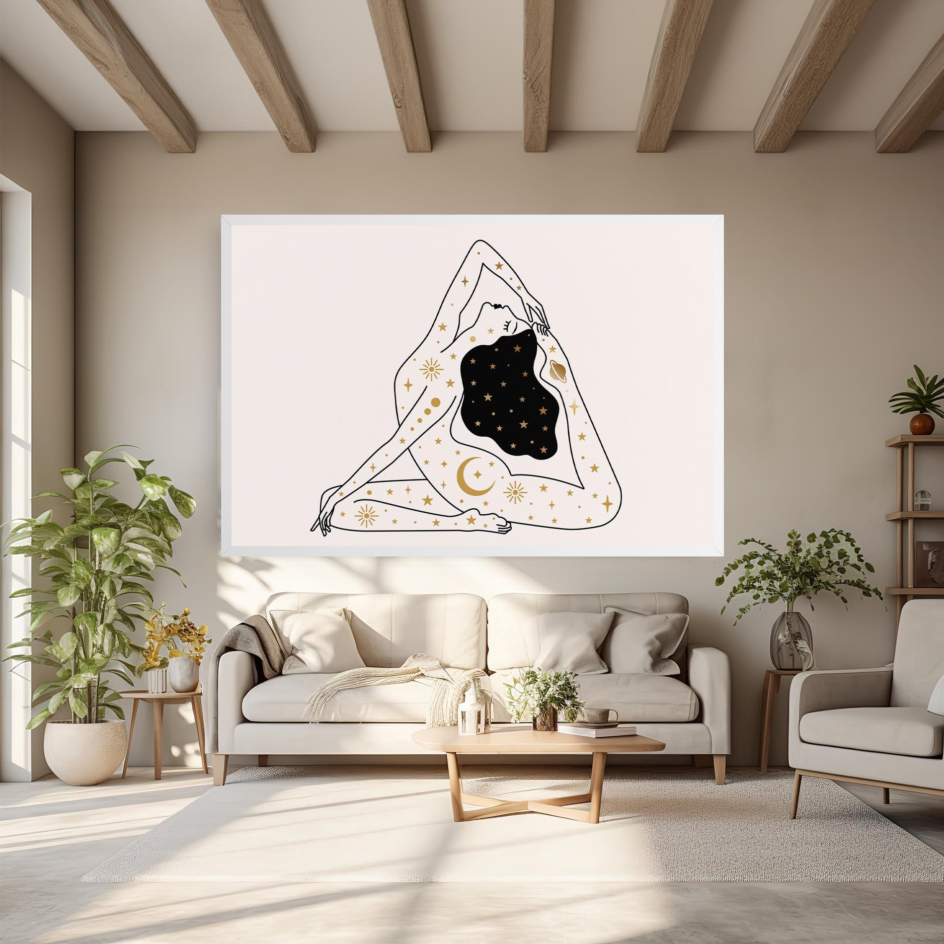 Obraz na Płótnie Stars Witch mockup 6