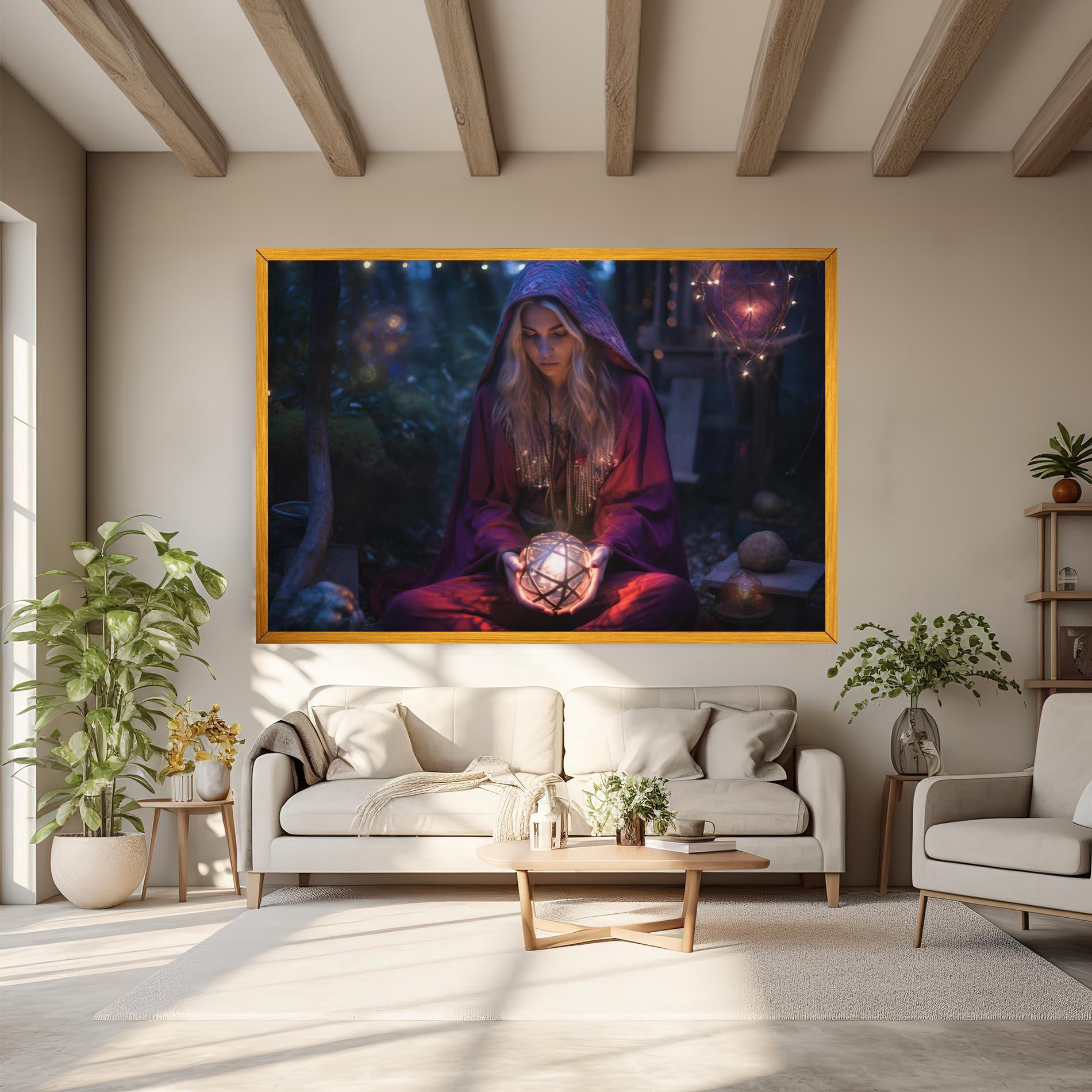 Obraz na Płótnie Garden Witch mockup 6