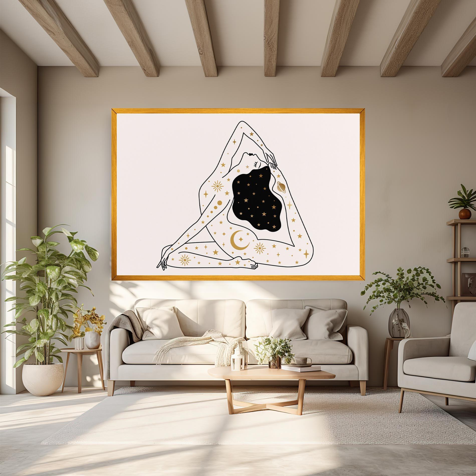 Obraz na Płótnie Stars Witch mockup 6