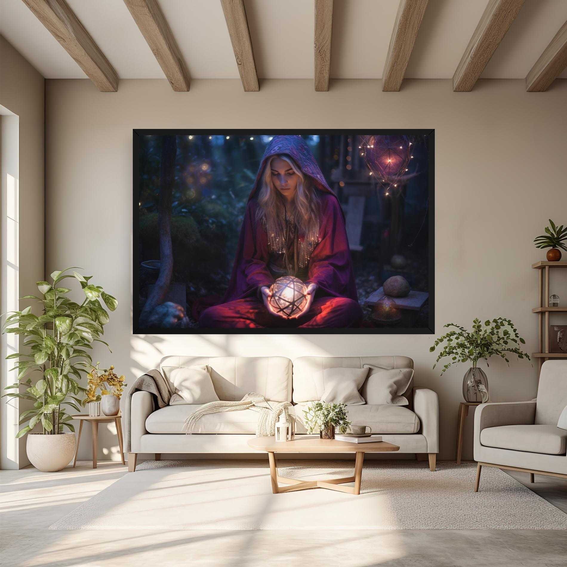 Obraz na Płótnie Garden Witch mockup 6