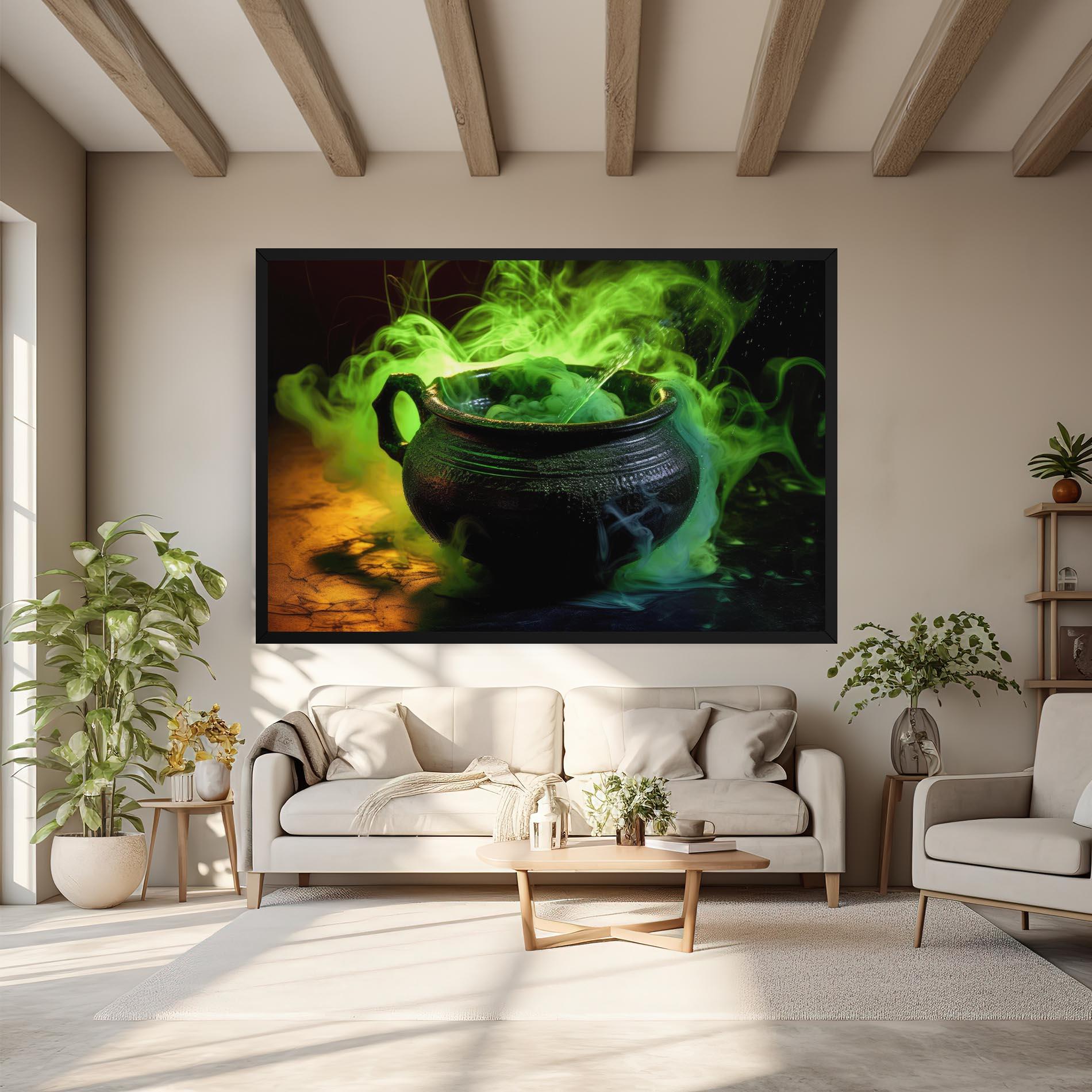 Obraz na Płótnie Green Portion mockup 6