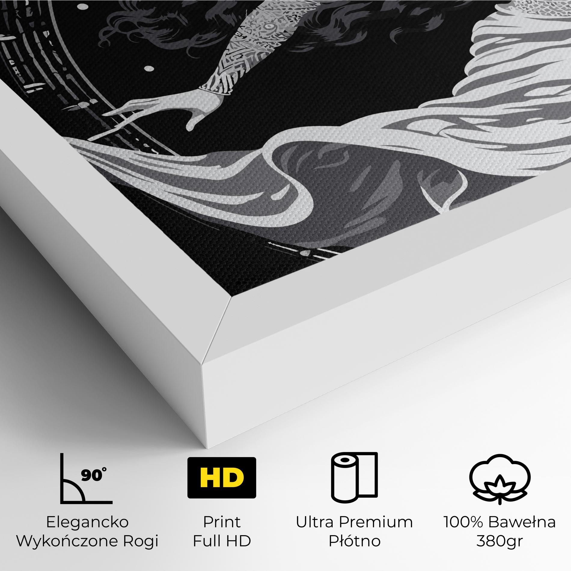 Obraz na Płótnie Beautiful Witch mockup 4