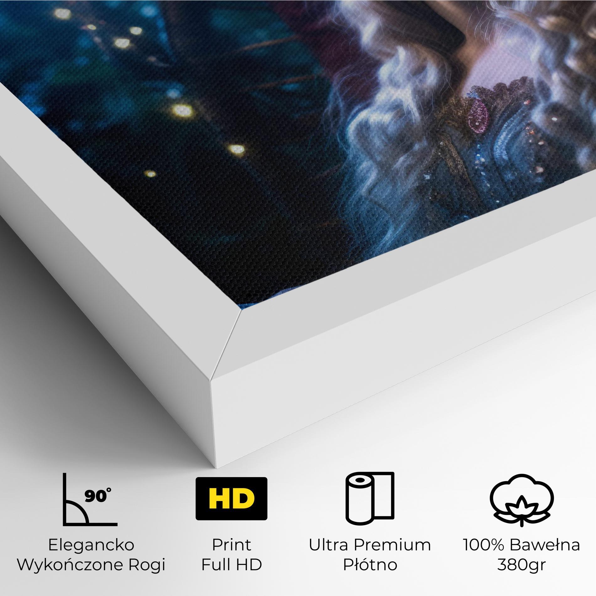 Obraz na Płótnie Witch Sleeping mockup 4