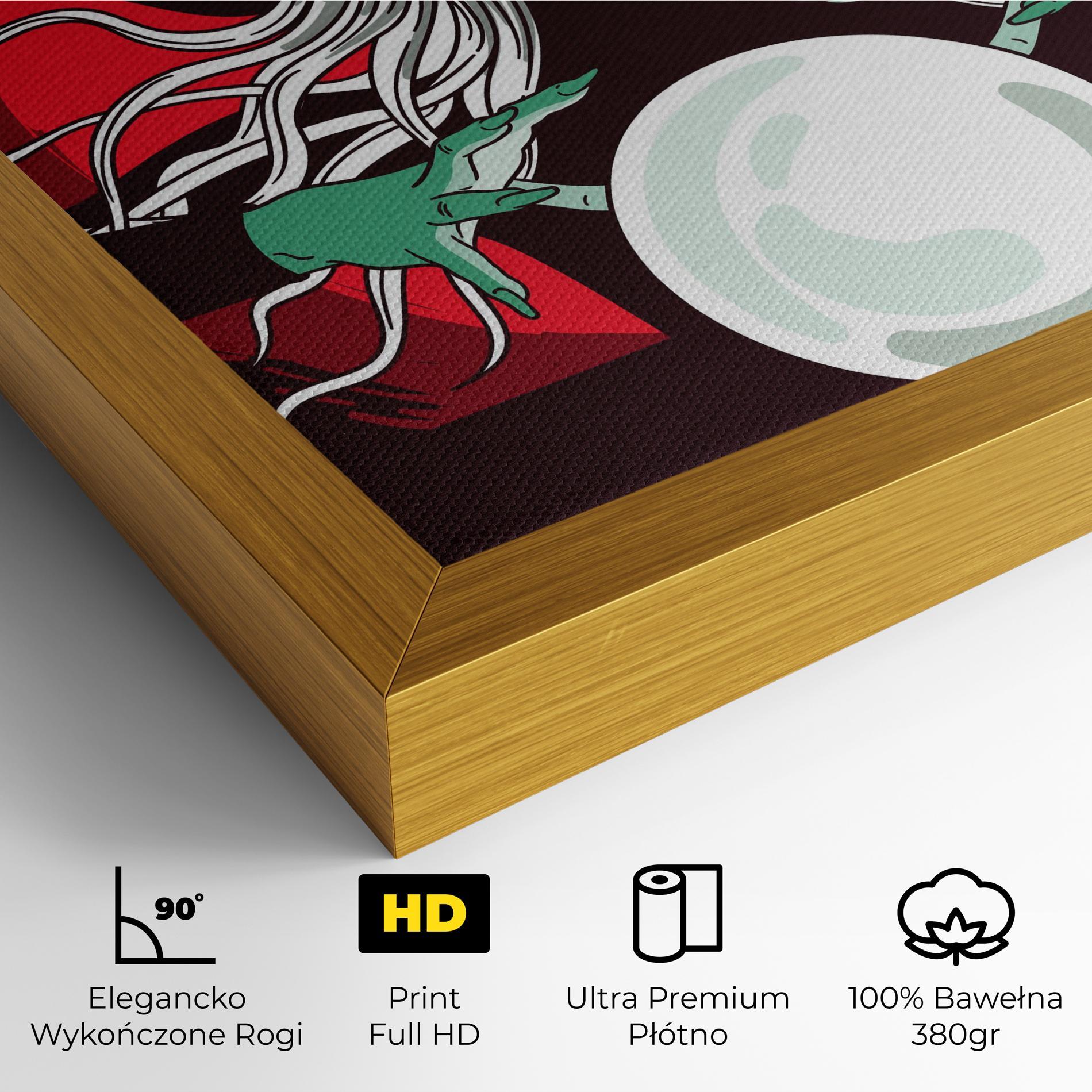 Obraz na Płótnie Green Witch mockup 4