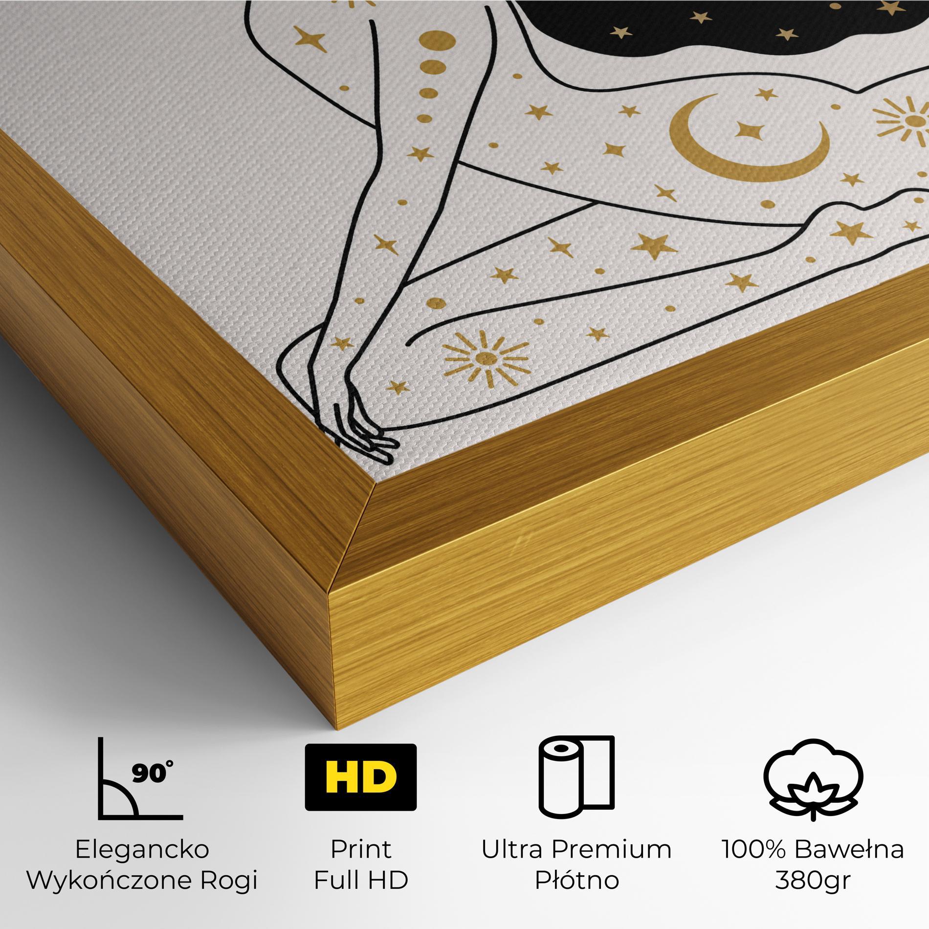 Obraz na Płótnie Stars Witch mockup 4