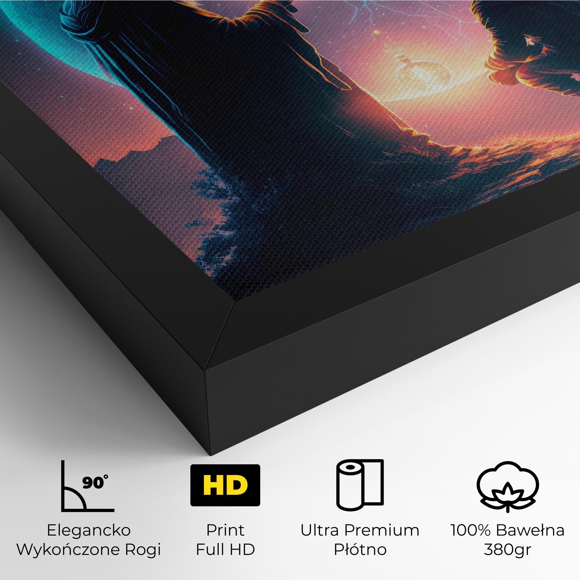 Obraz na Płótnie Wizard Magic mockup 4