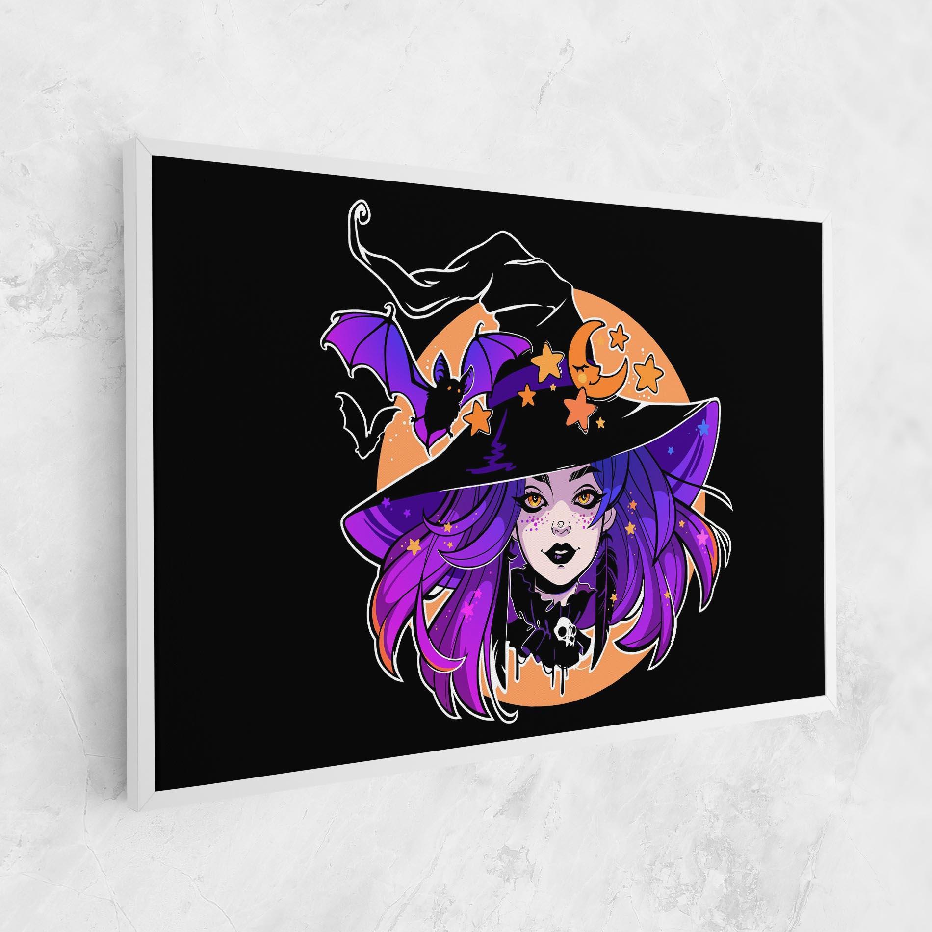 Obraz na Płótnie Purple Witch mockup 1