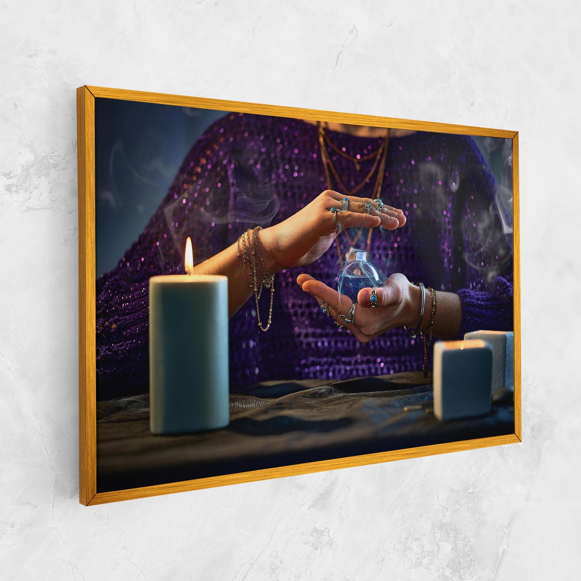 Obraz na Płótnie Witch Magic Smoke mockup 1