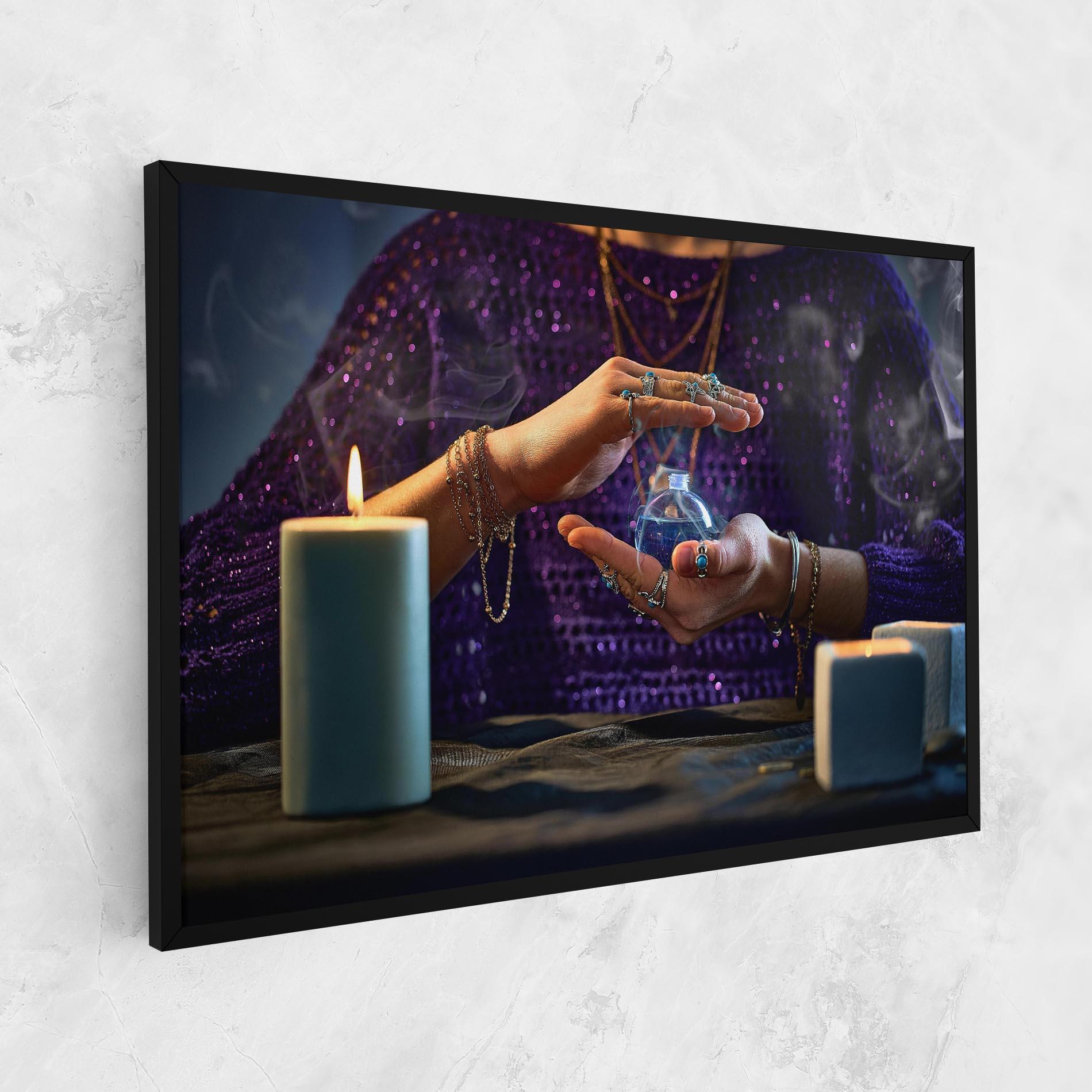 Obraz na Płótnie Witch Magic Smoke mockup 1