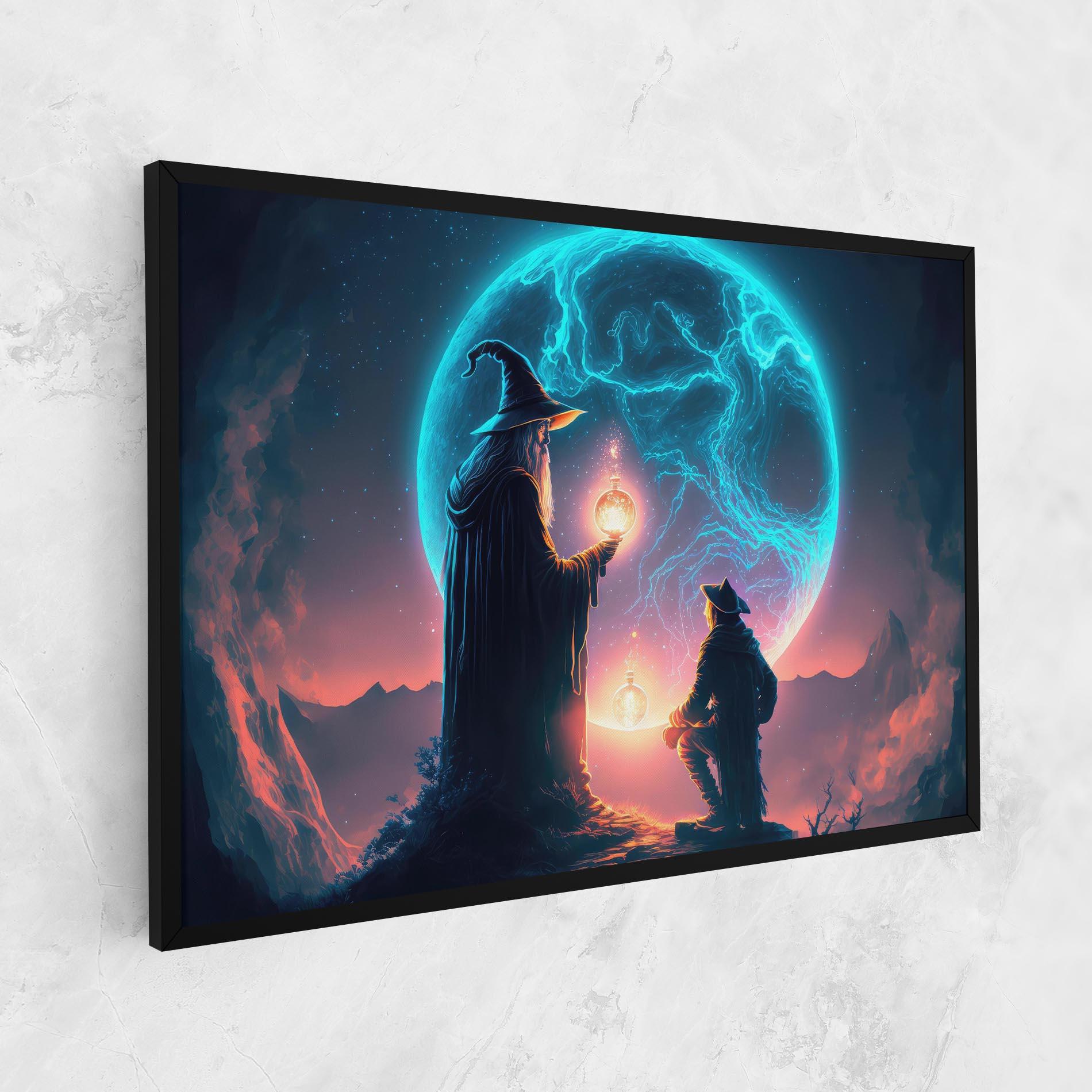 Obraz na Płótnie Wizard Magic mockup 1