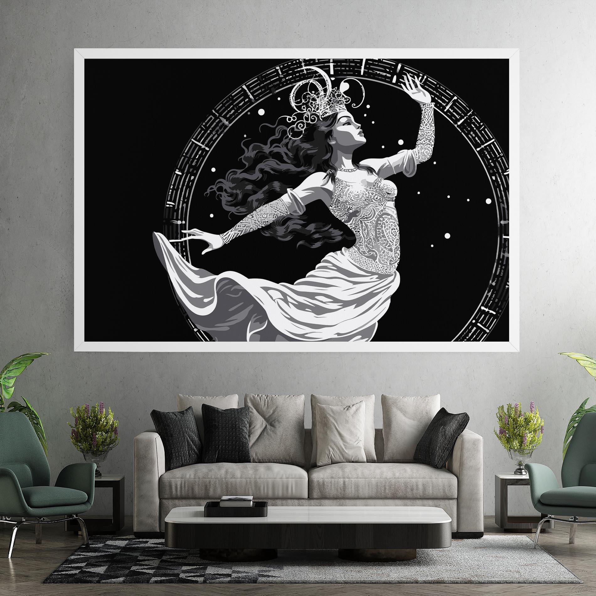 Obraz na Płótnie Beautiful Witch mockup 7