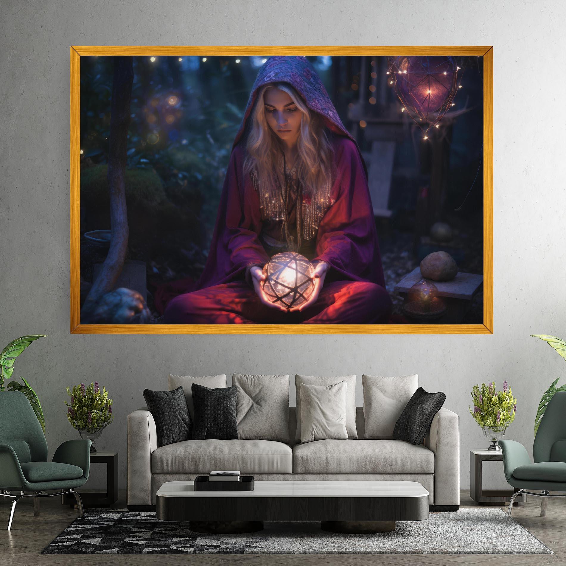 Obraz na Płótnie Garden Witch mockup 7