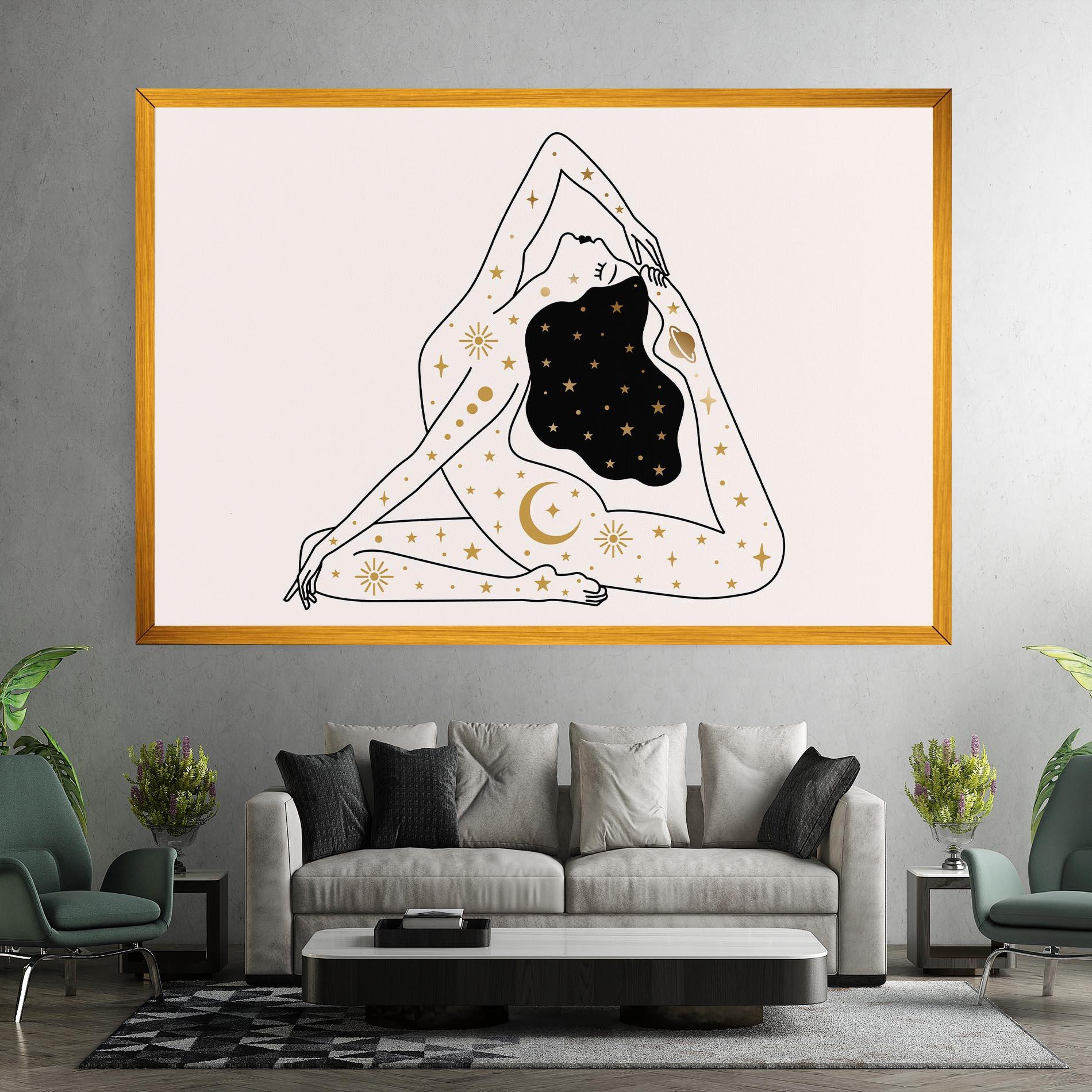 Obraz na Płótnie Stars Witch mockup 7