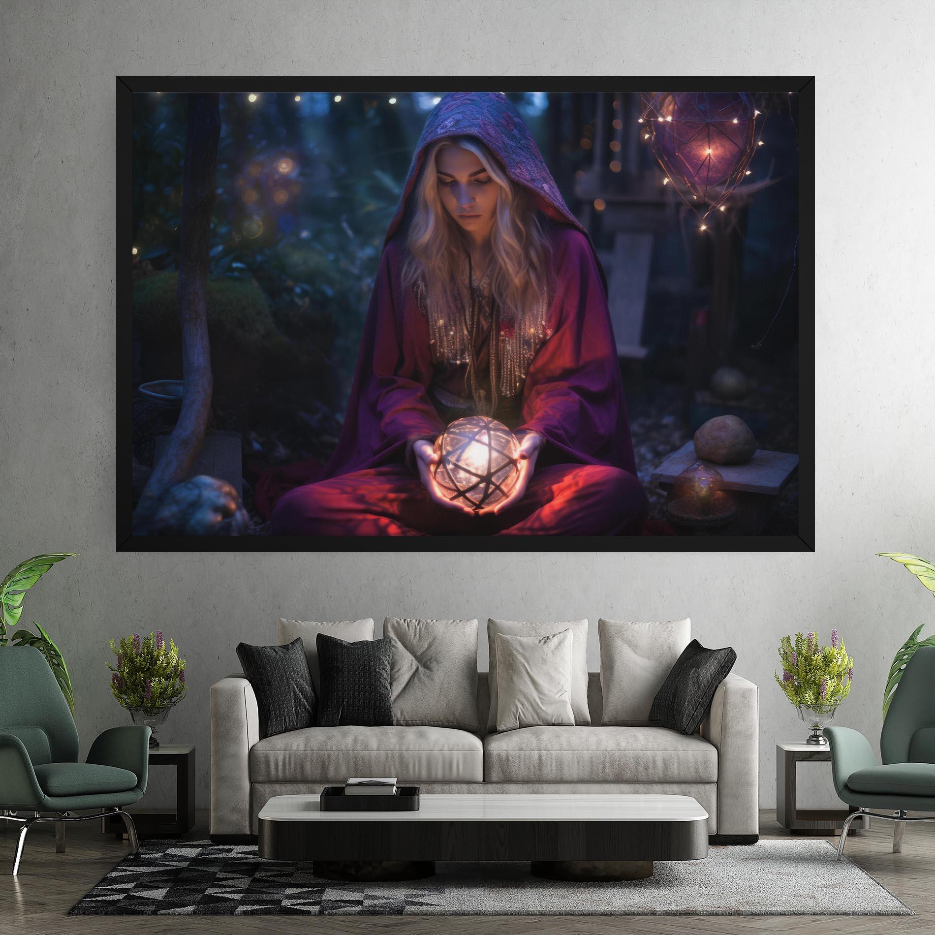 Obraz na Płótnie Garden Witch mockup 7