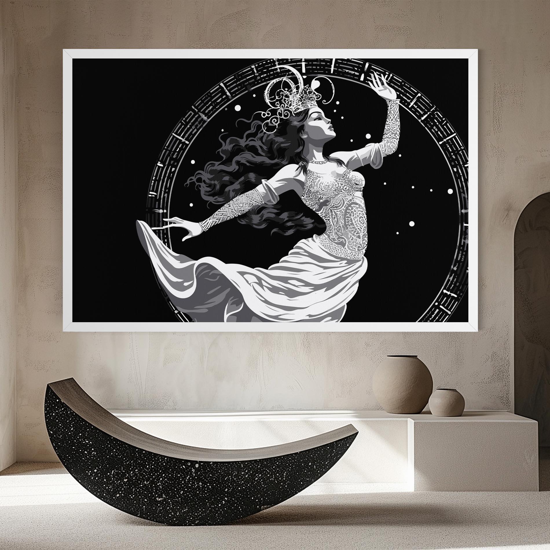 Obraz na Płótnie Beautiful Witch mockup 8