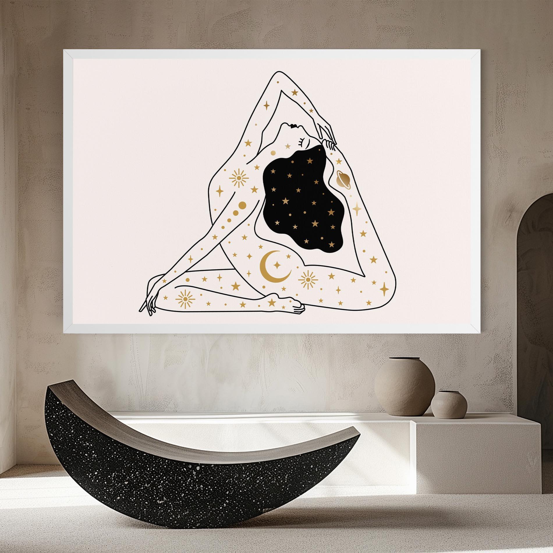 Obraz na Płótnie Stars Witch mockup 8