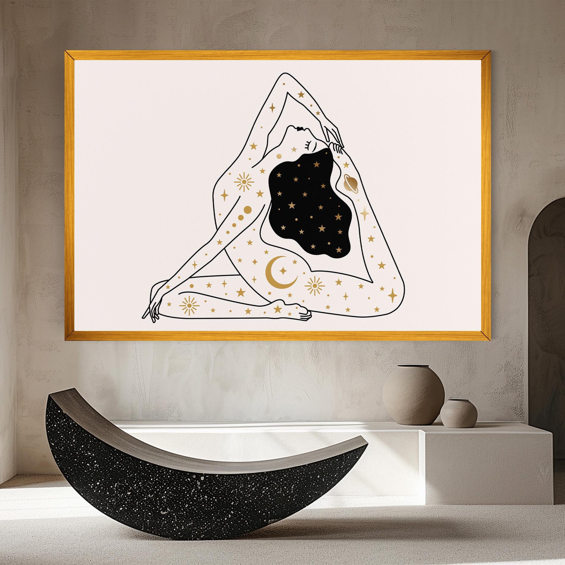 Obraz na Płótnie Stars Witch mockup 8