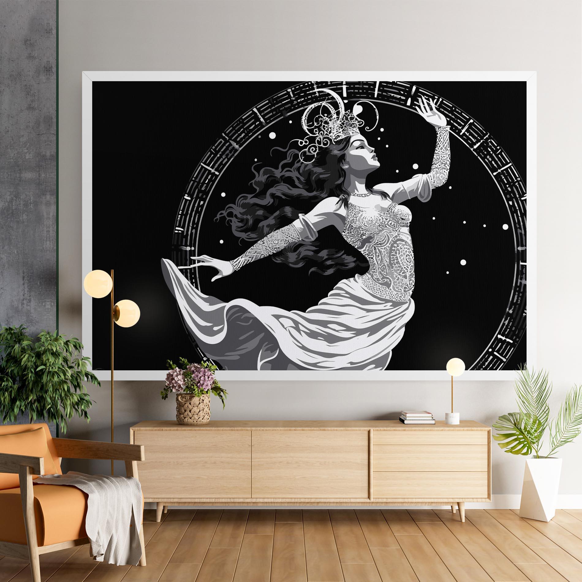 Obraz na Płótnie Beautiful Witch mockup 9