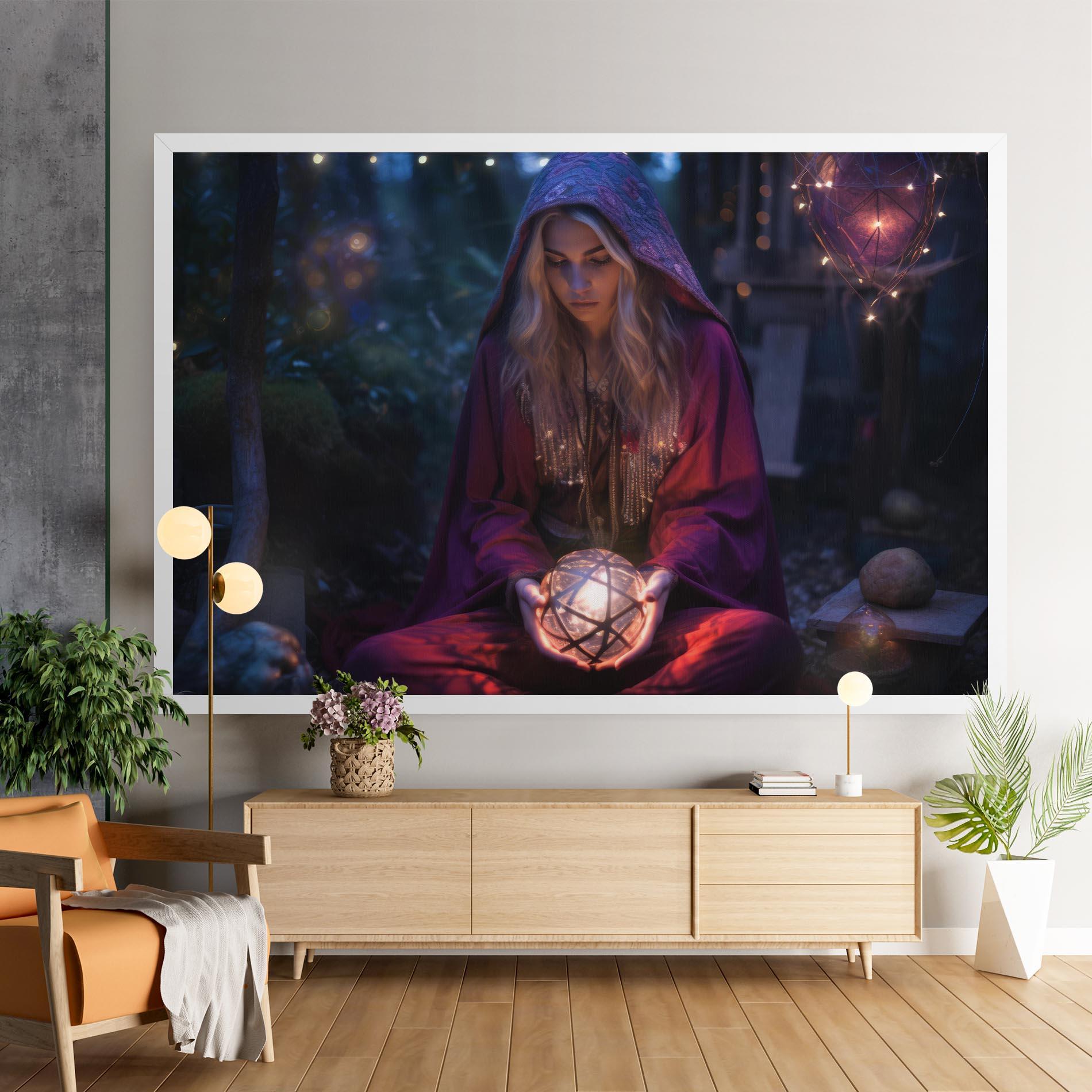 Obraz na Płótnie Garden Witch mockup 9