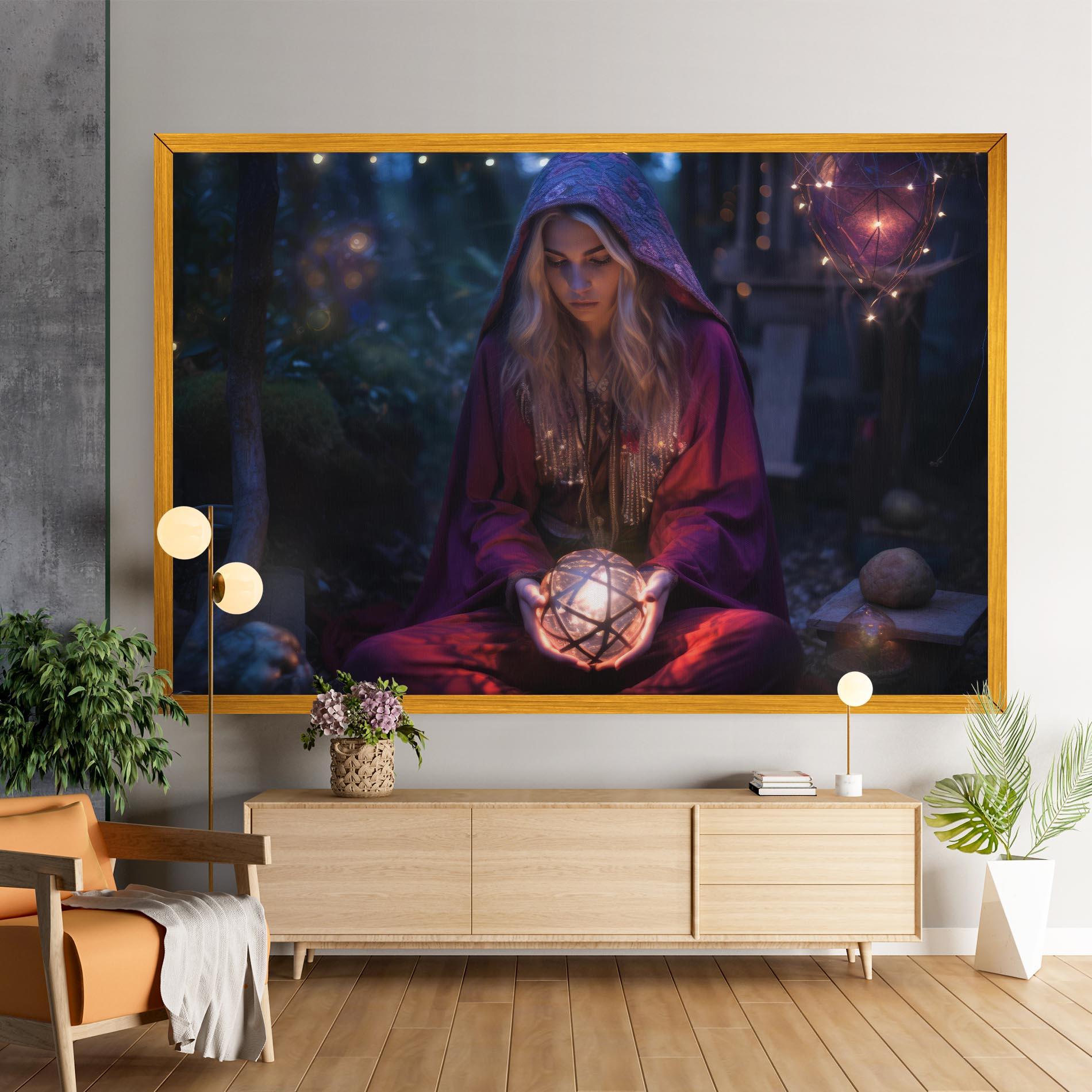 Obraz na Płótnie Garden Witch mockup 9