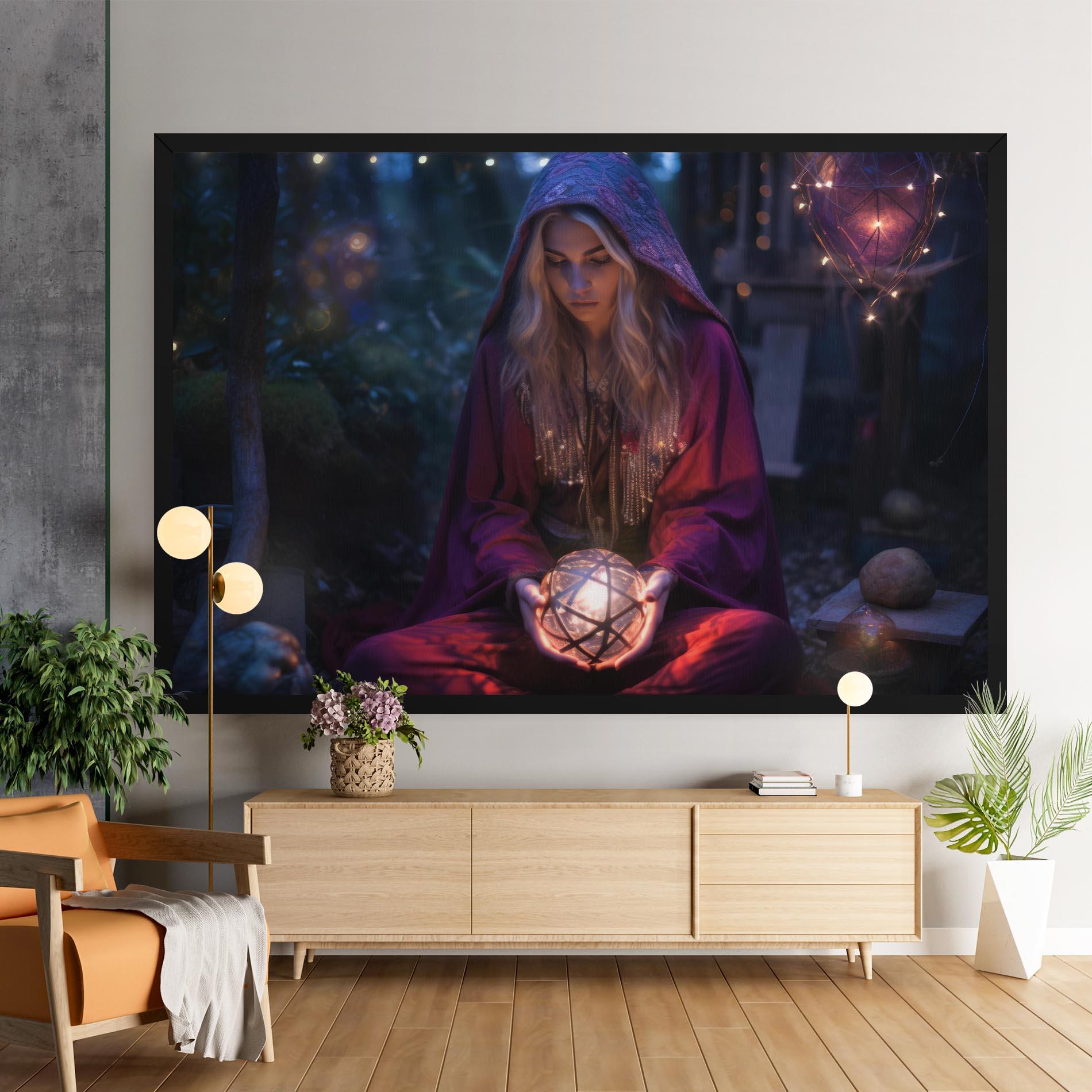 Obraz na Płótnie Garden Witch mockup 9