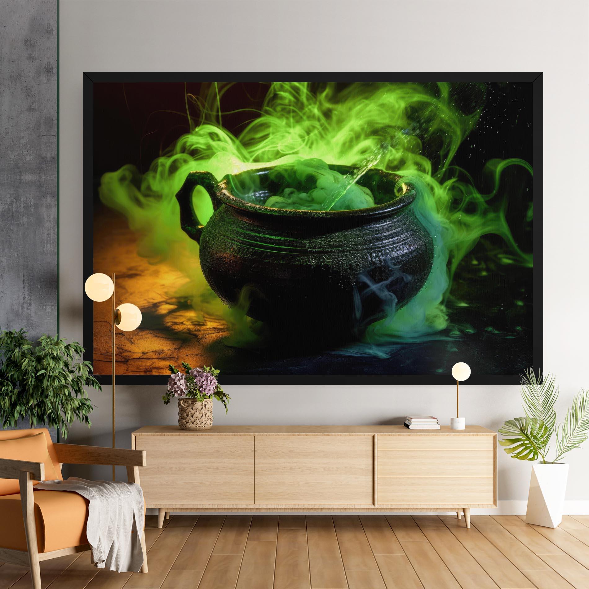 Obraz na Płótnie Green Portion mockup 9