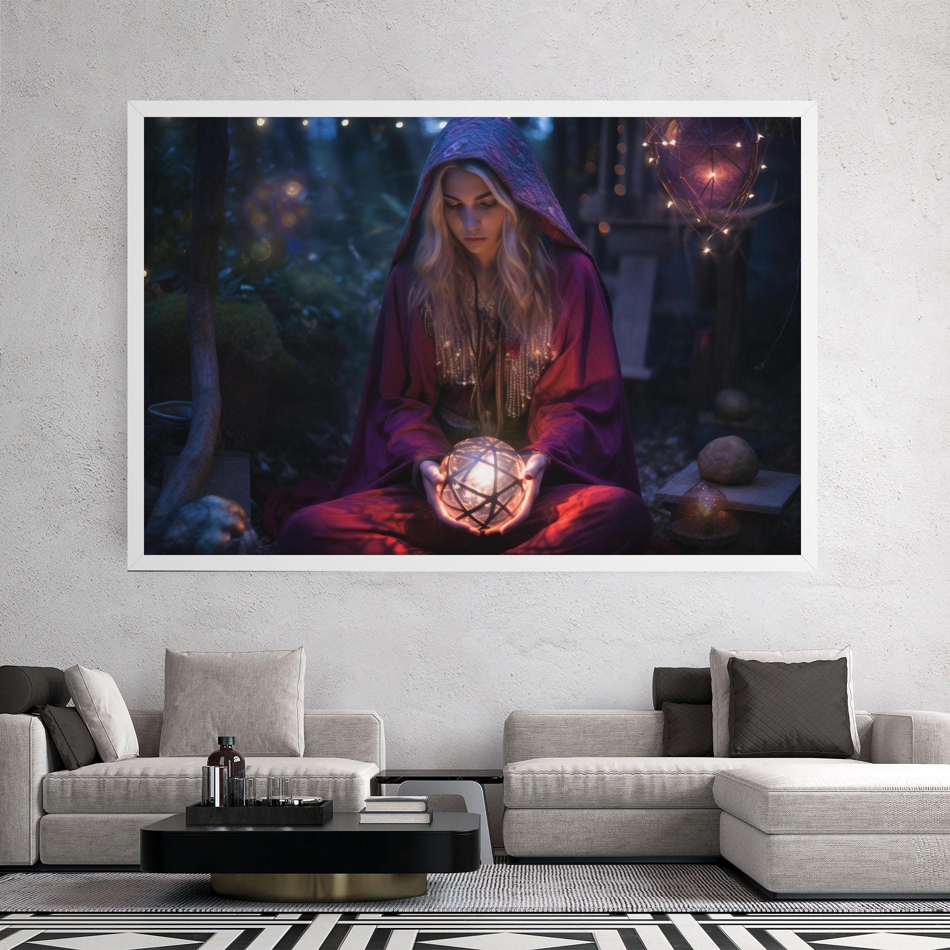 Obraz na Płótnie Garden Witch mockup 2