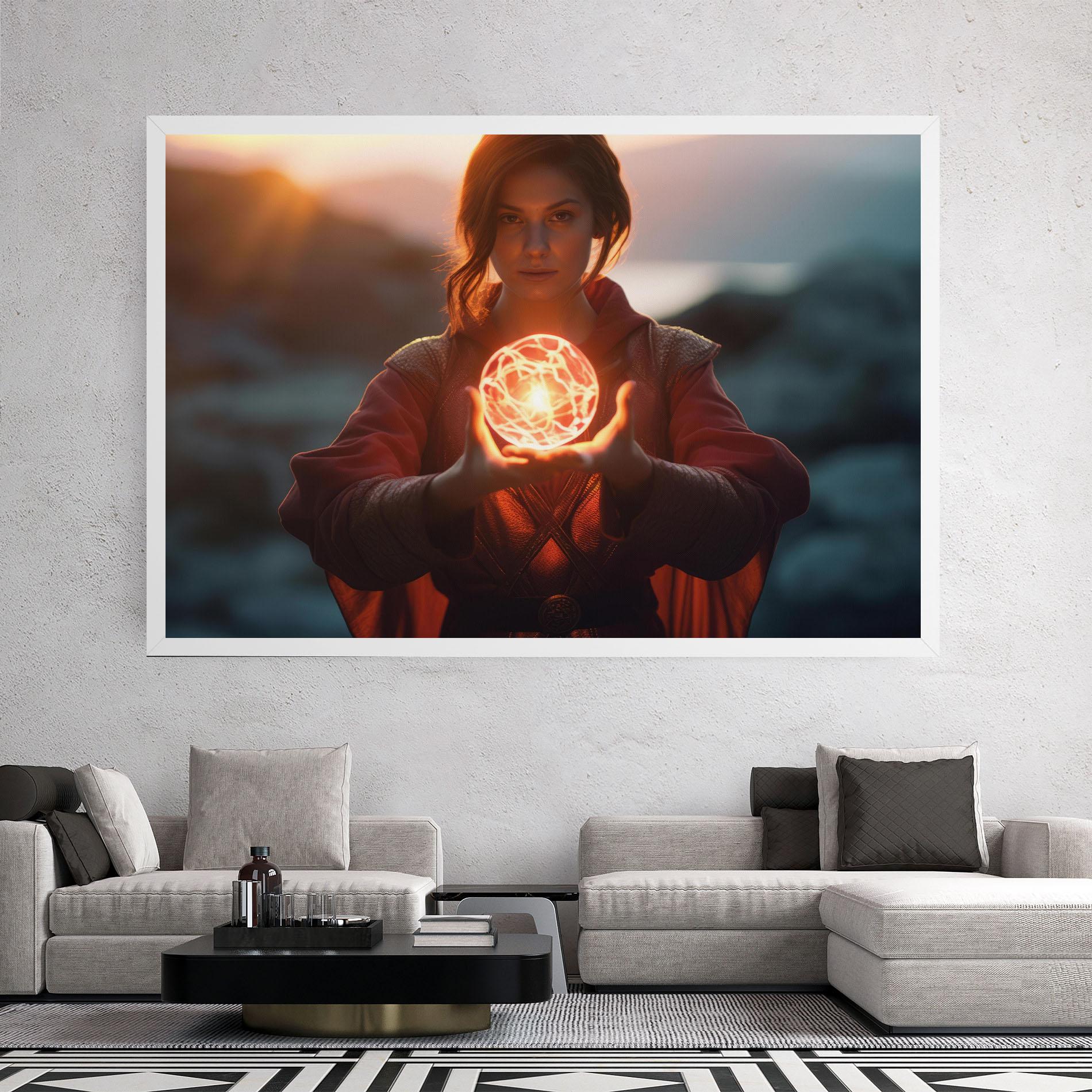 Obraz na Płótnie Witch Ball mockup 2