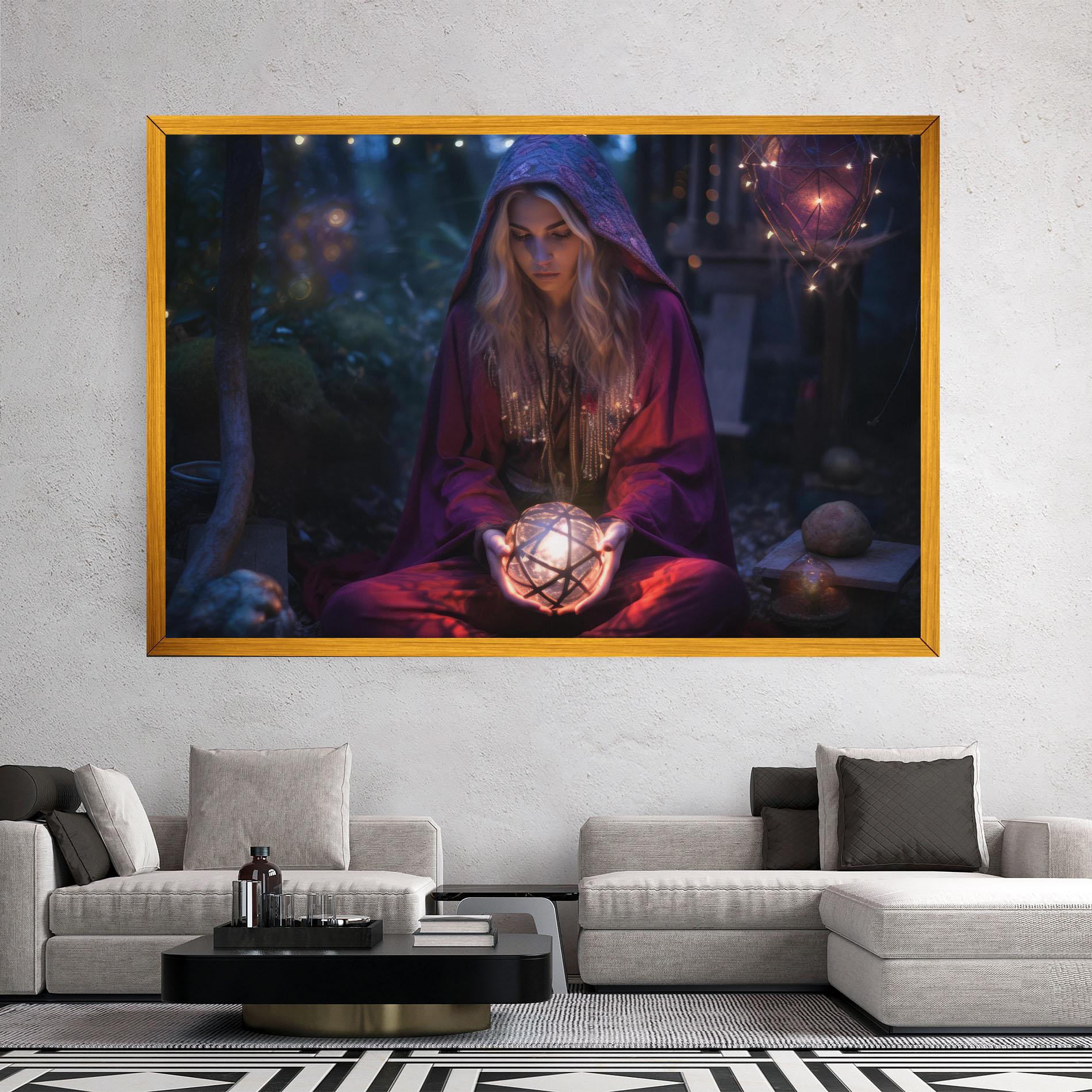 Obraz na Płótnie Garden Witch mockup 2