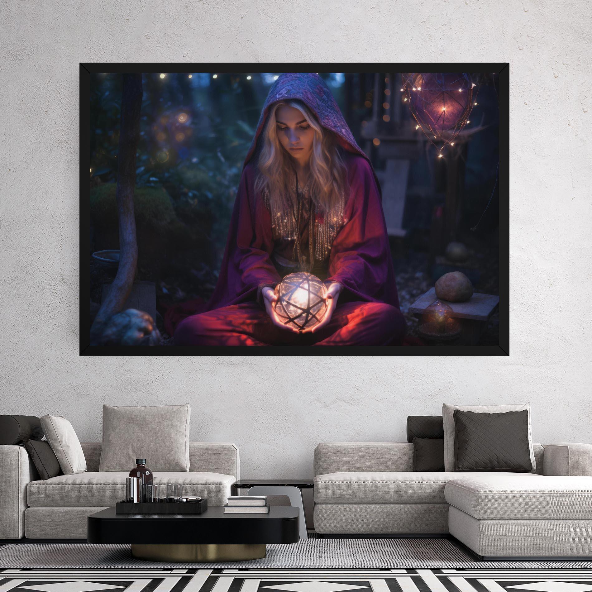 Obraz na Płótnie Garden Witch mockup 2