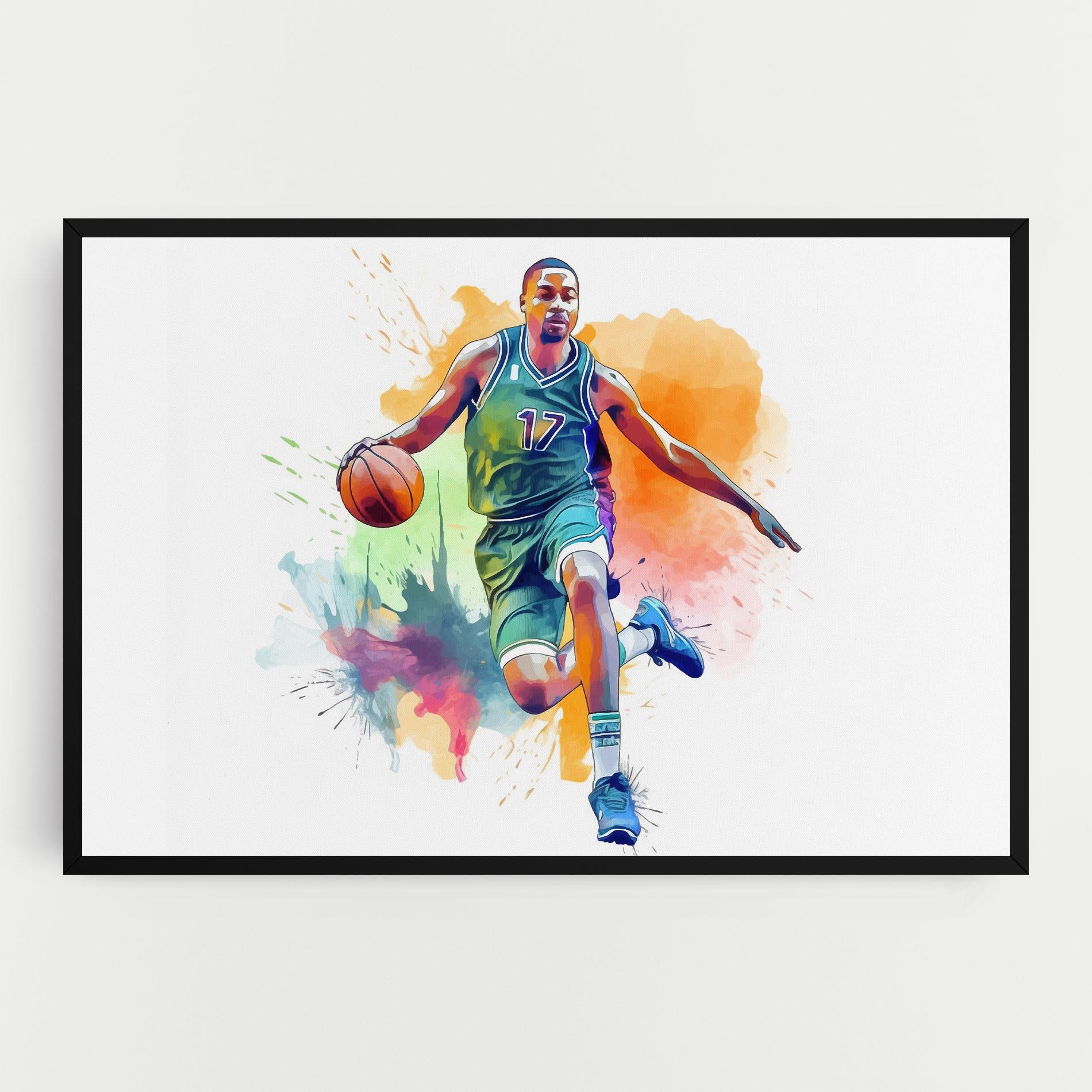 Obraz na Płótnie Playing Basket mockup 0