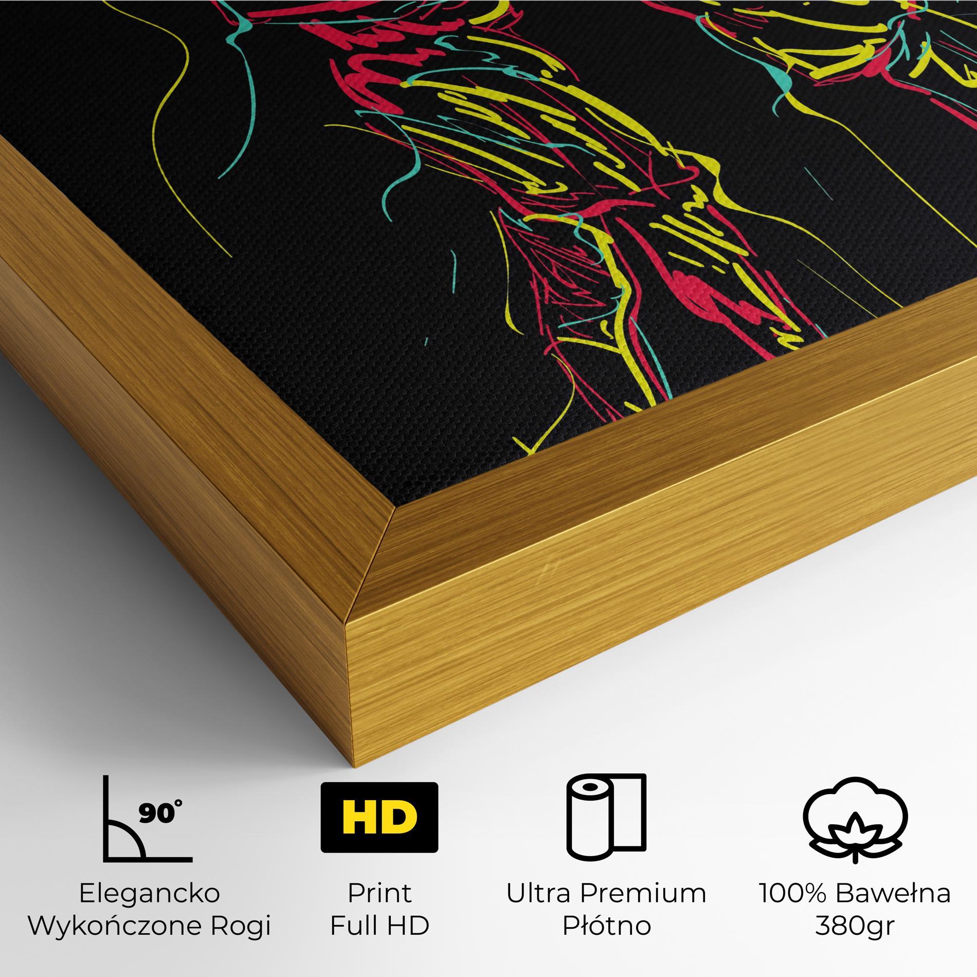 Obraz na Płótnie Basket Line Jump mockup 4