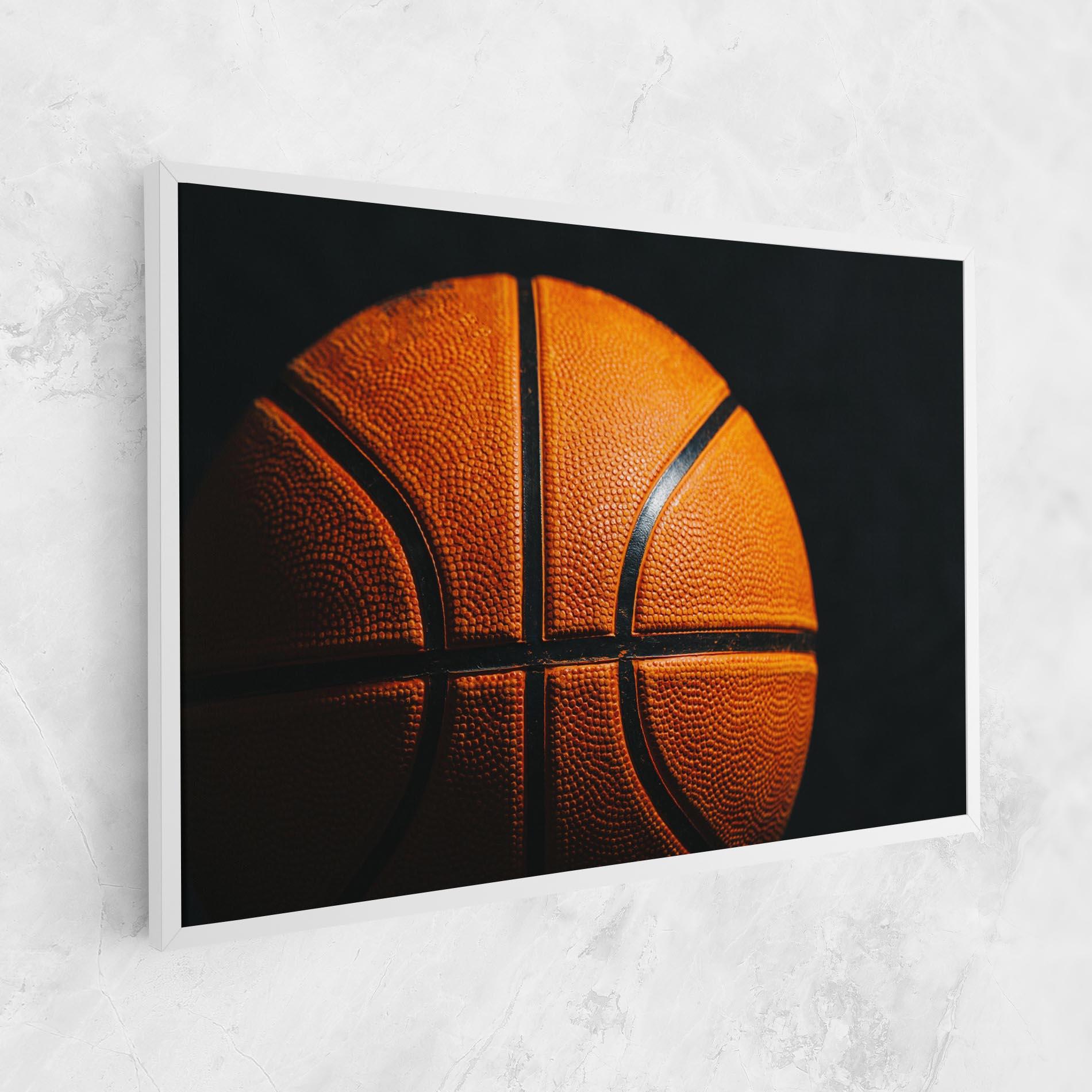 Obraz na Płótnie Orange Basketball mockup 1