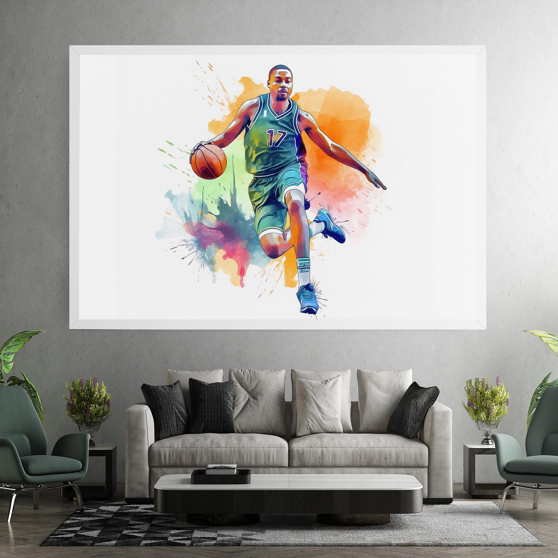 Obraz na Płótnie Playing Basket mockup 7