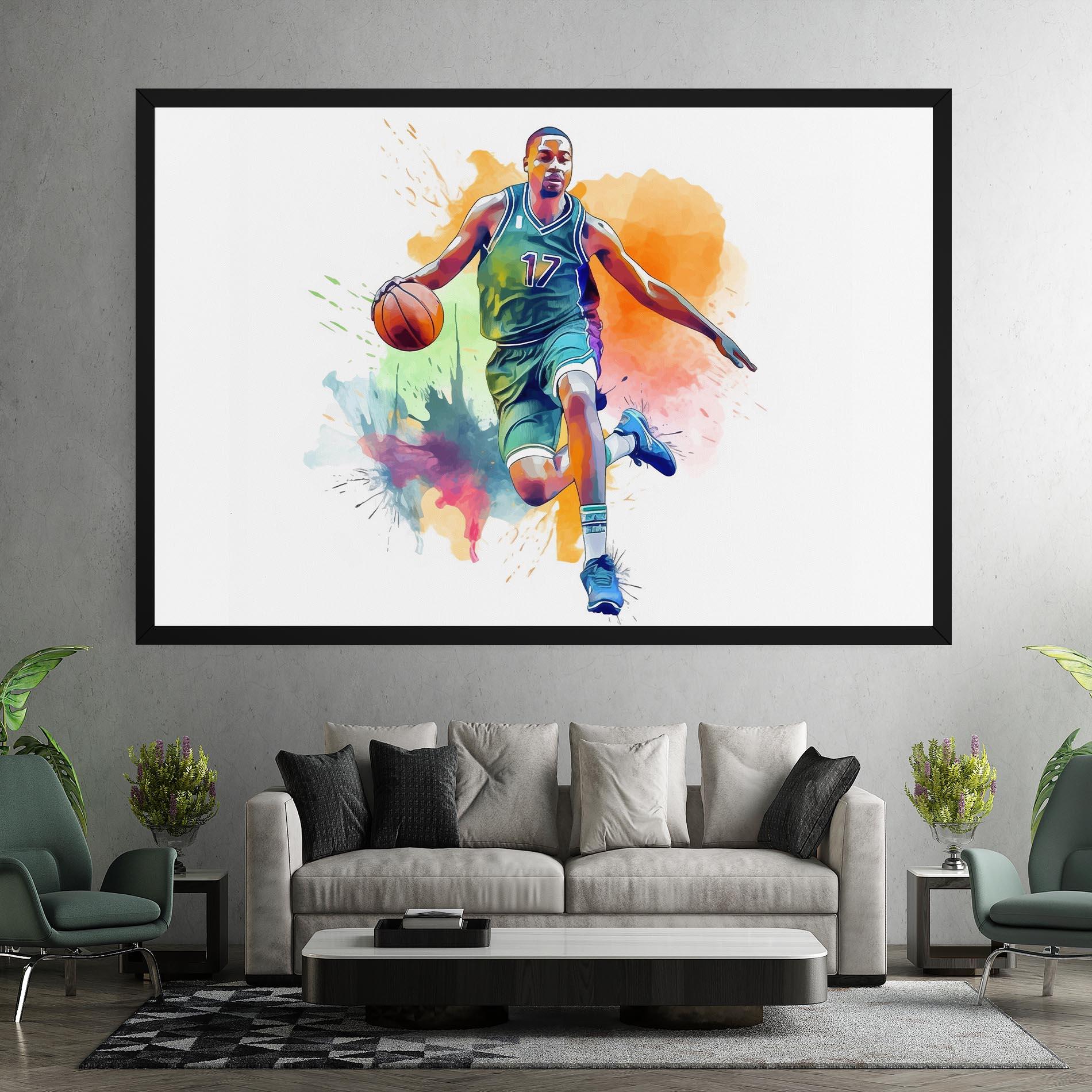 Obraz na Płótnie Playing Basket mockup 7