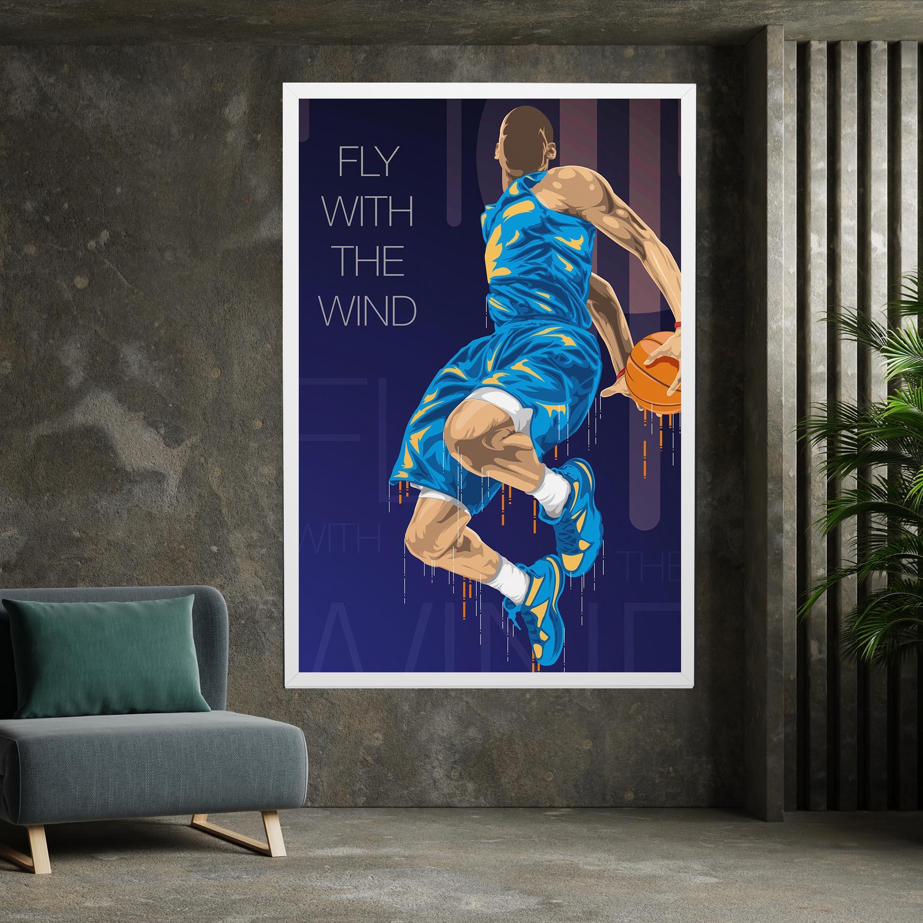 Obraz na Płótnie Fly With The Wind mockup 7