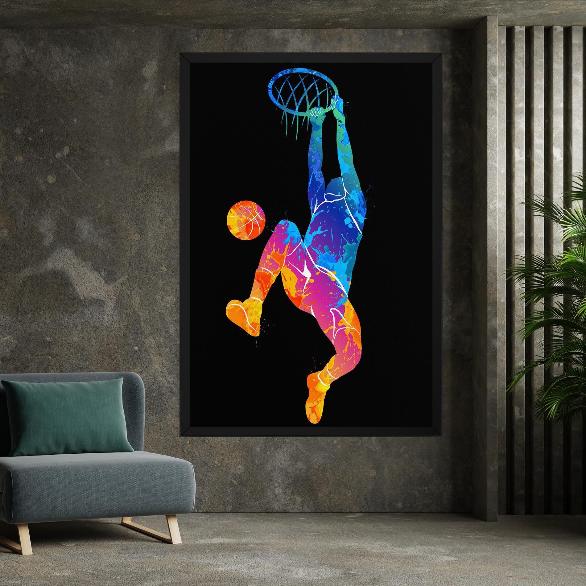 Blue Basket Hoop mockup 7