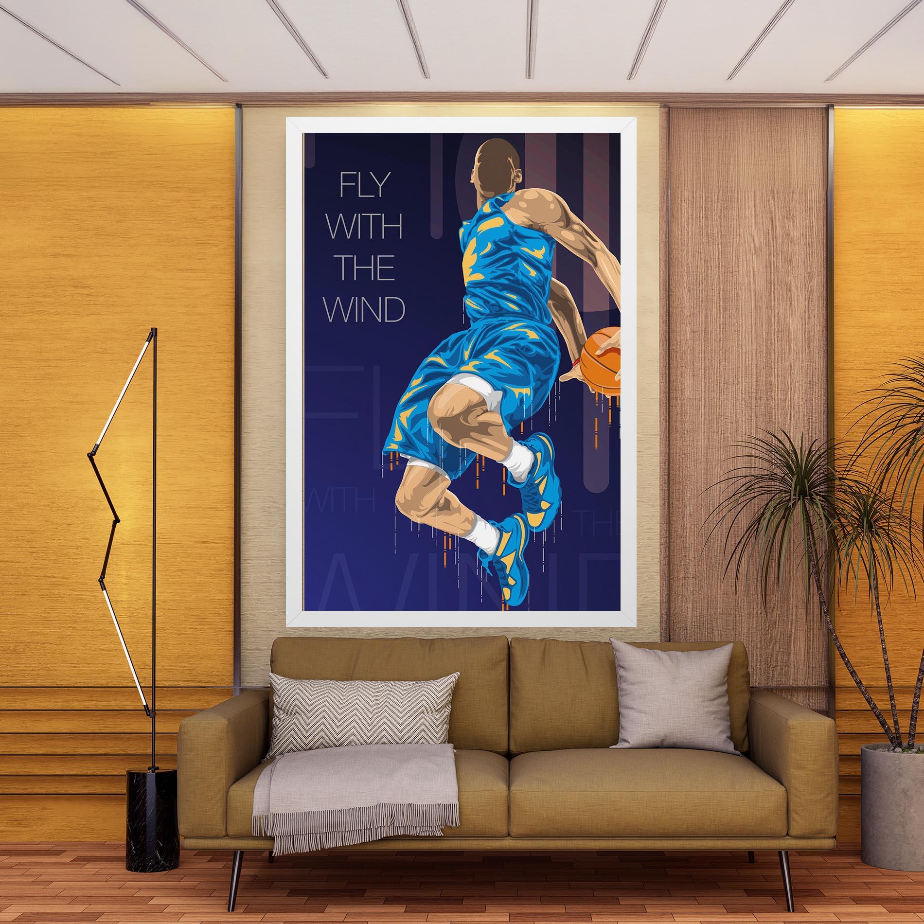 Obraz na Płótnie Fly With The Wind mockup 9