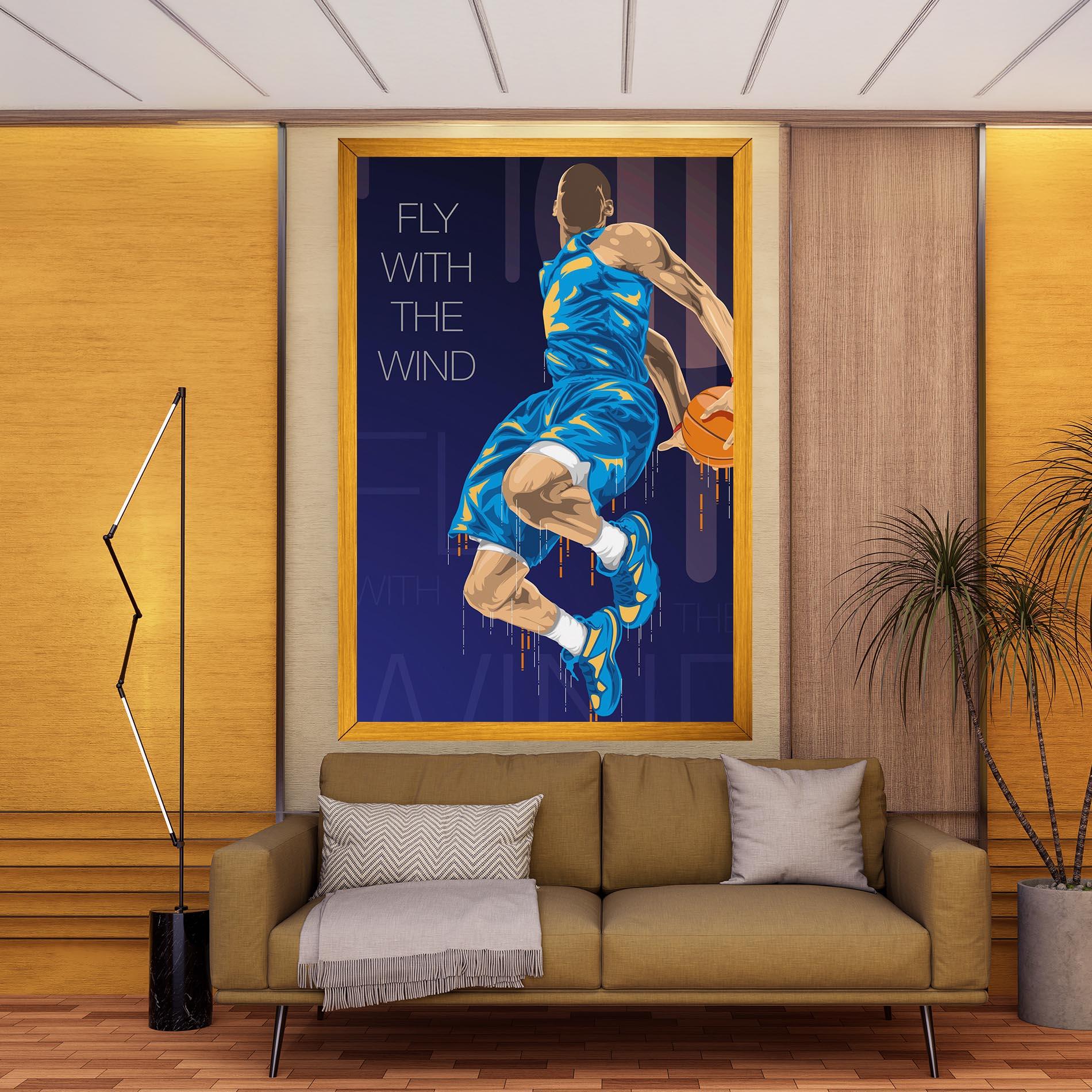 Obraz na Płótnie Fly With The Wind mockup 9