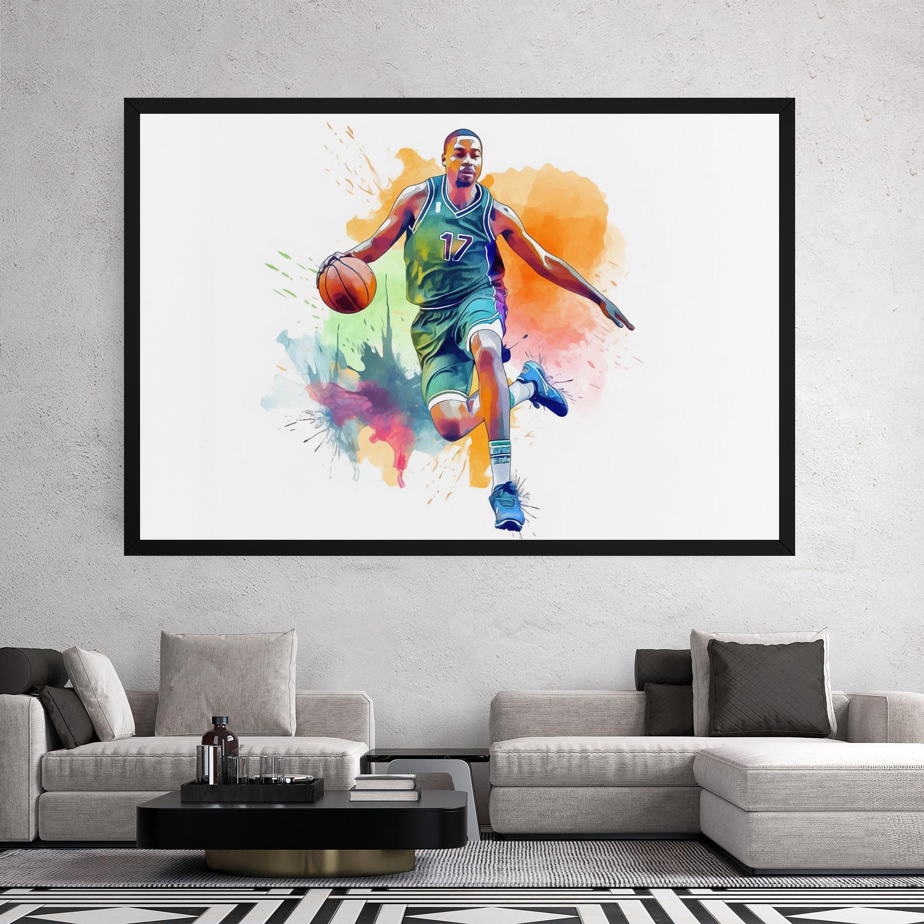 Obraz na Płótnie Playing Basket mockup 2