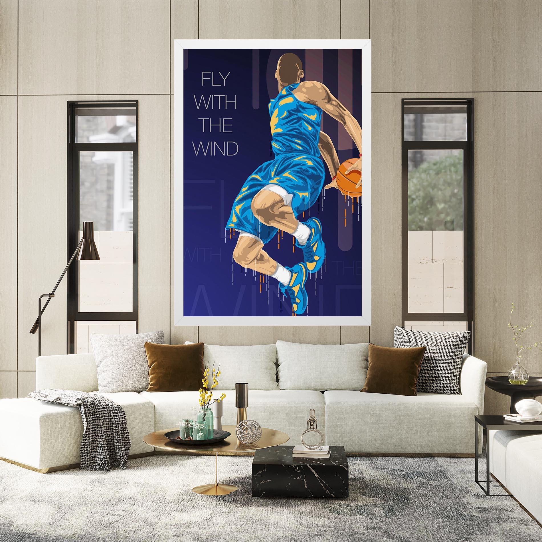 Obraz na Płótnie Fly With The Wind mockup 2