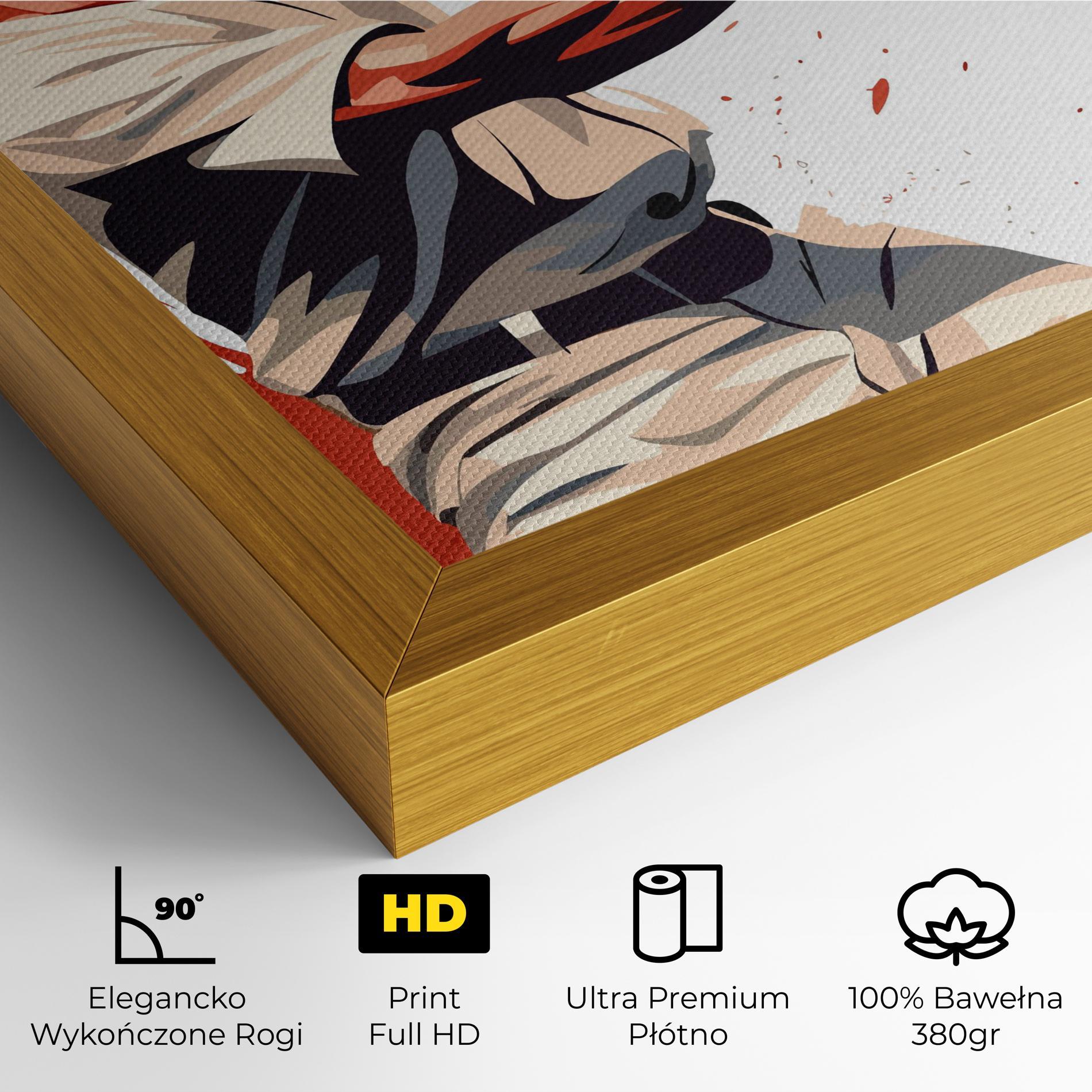 Obraz na Płótnie Baseball Red Art mockup 4