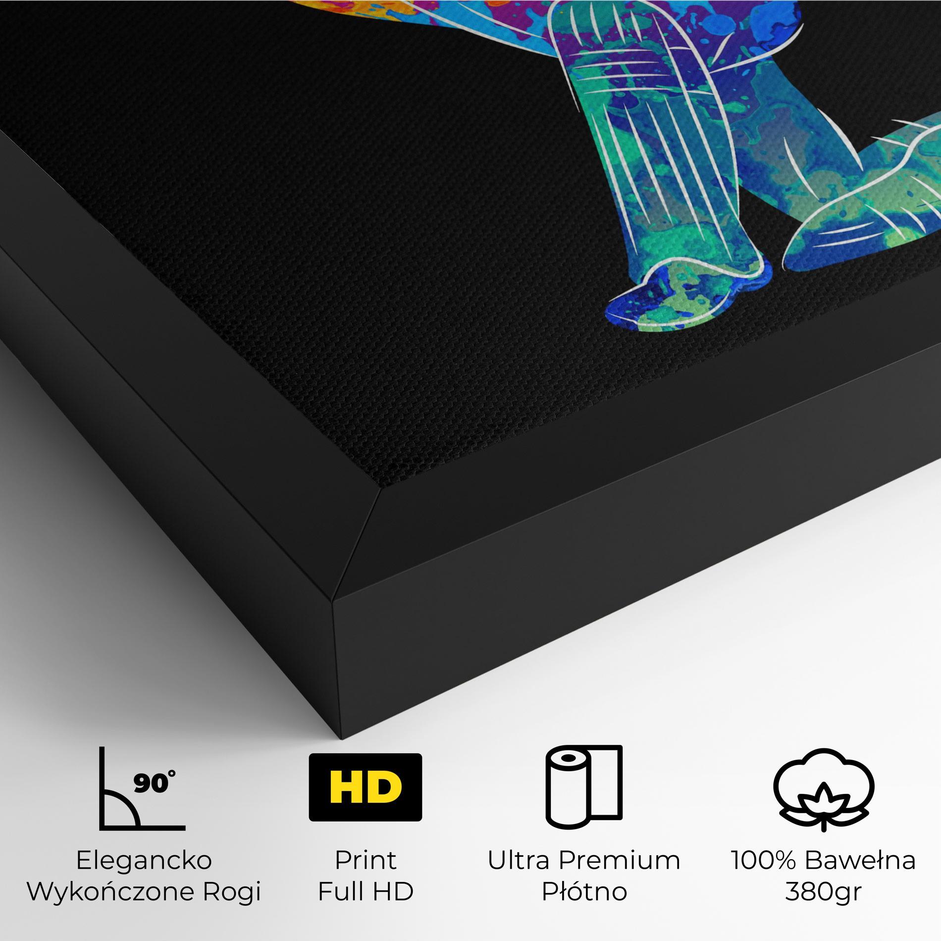 Obraz na Płótnie Baseball Color Art mockup 4