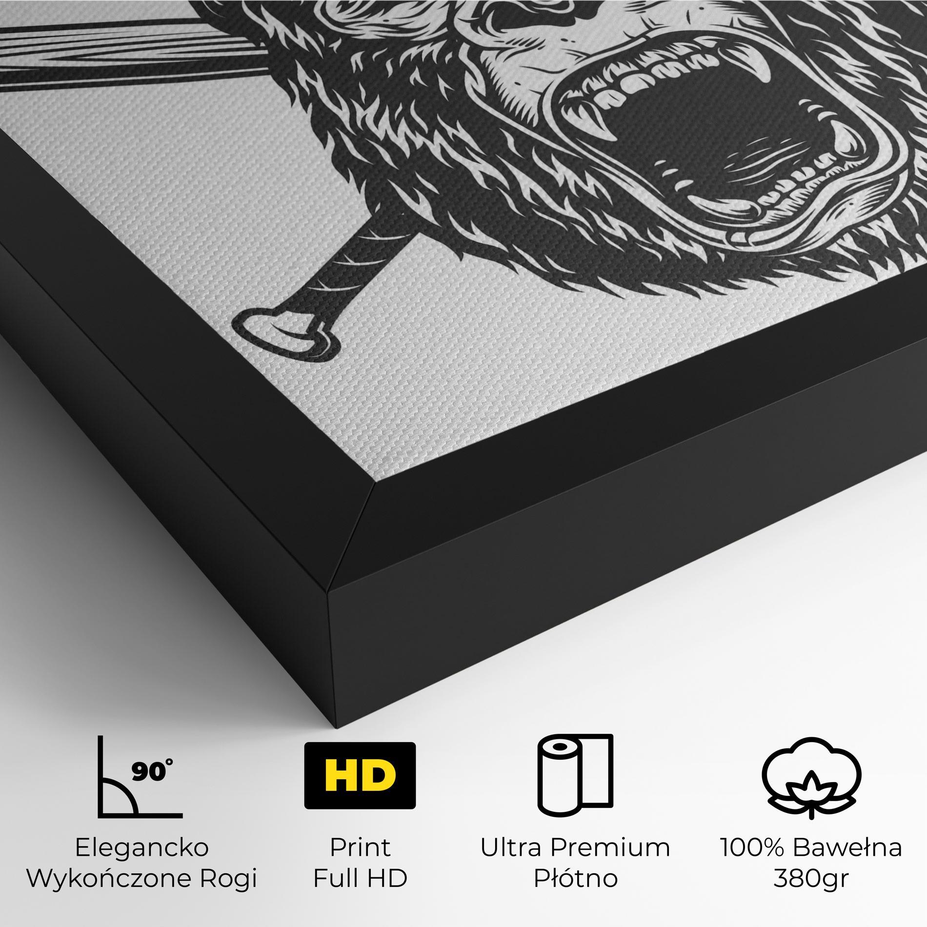 Obraz na Płótnie Baseball Gorilla mockup 4